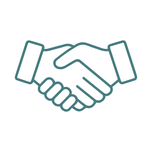 Shaking hands icon