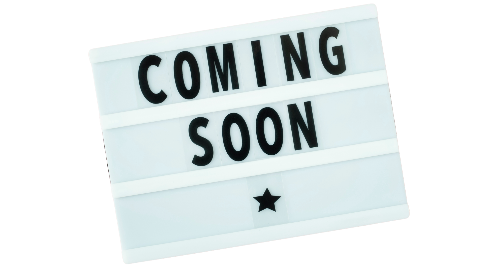 Coming soon sign