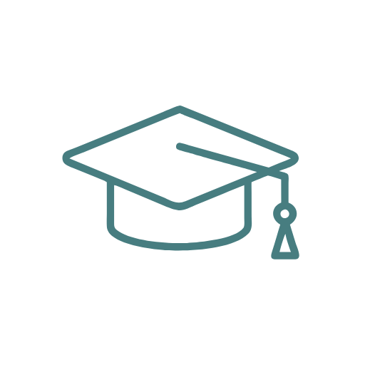 Graduation cap icon