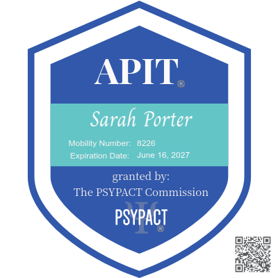 APIT 2026-2027 Badge for Sarah Porter
