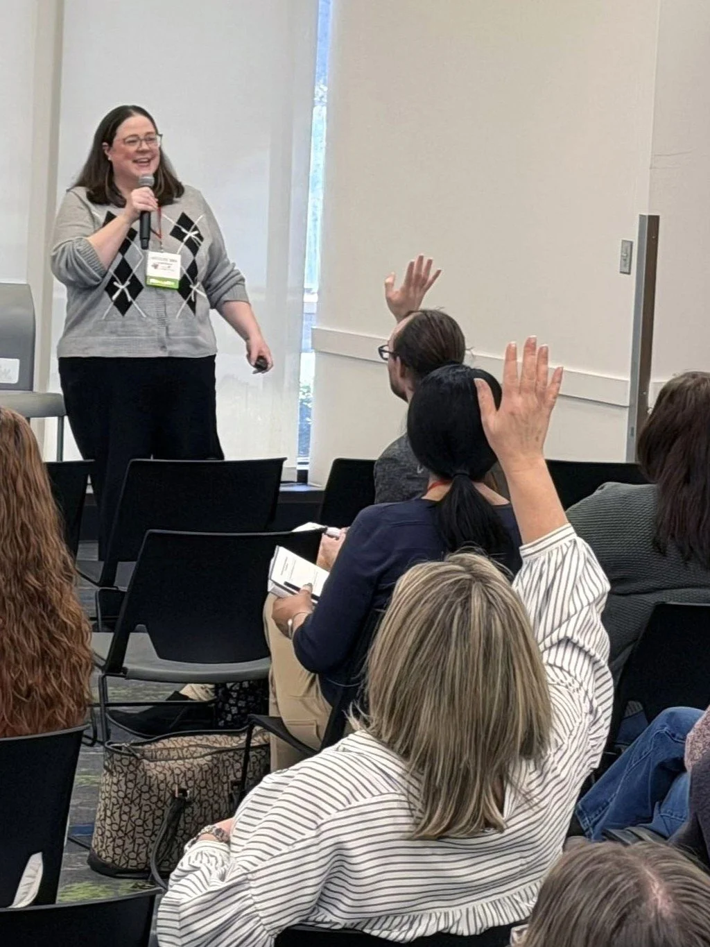 Dr. Porter facilitating a workshop