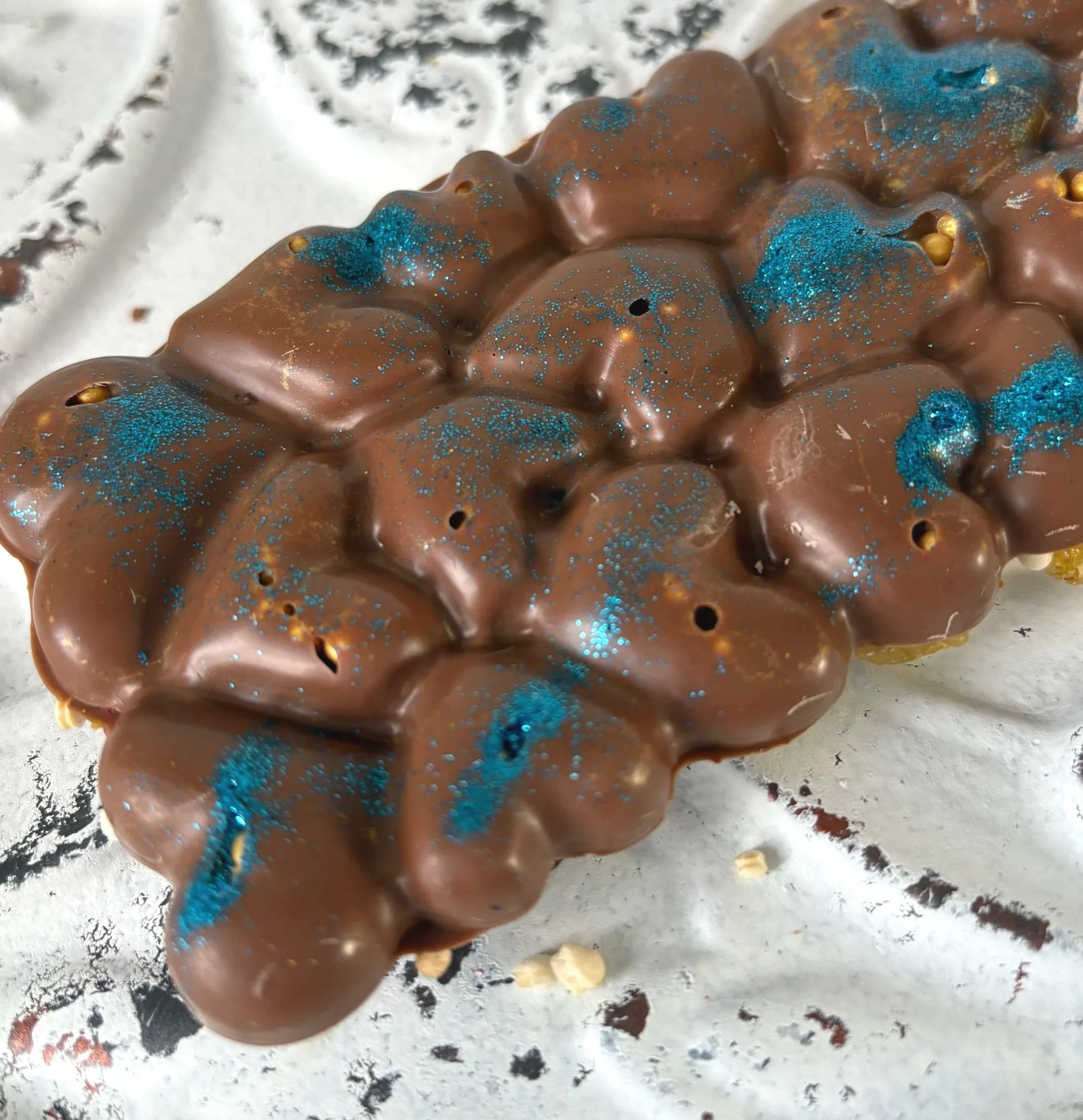 Fruits & Nuts Large Cheeky Mama Artisanal Belgian Chocolate Bar