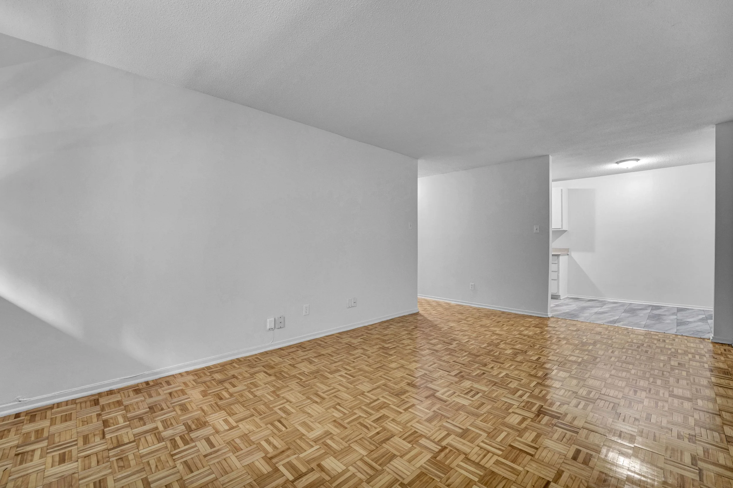 View professional interior and exterior real estate photography for 40, 45, and 55 Charles-Albanel apartment residences in Mont-Bleu, captured by Nvision 3D. See high-quality visuals that showcase multi-family rental properties.