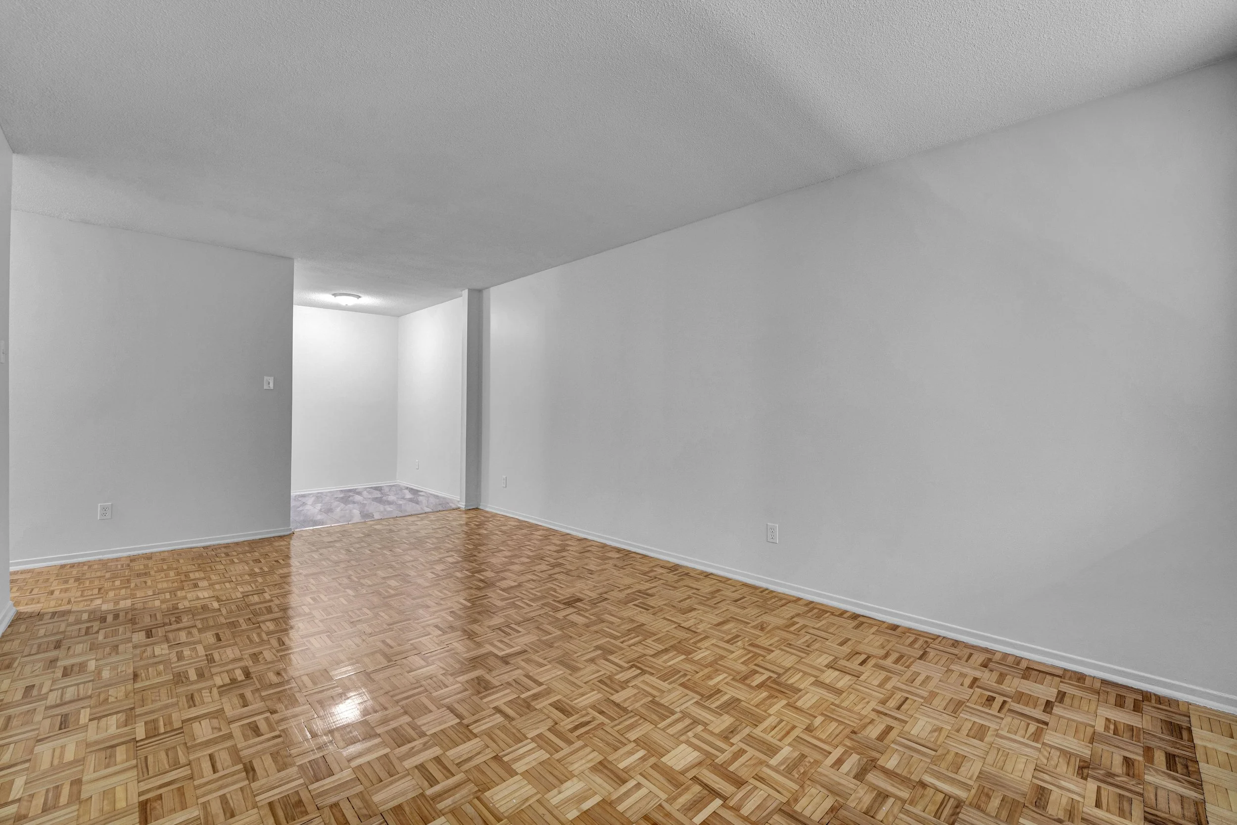 View professional interior and exterior real estate photography for 40, 45, and 55 Charles-Albanel apartment residences in Mont-Bleu, captured by Nvision 3D. See high-quality visuals that showcase multi-family rental properties.