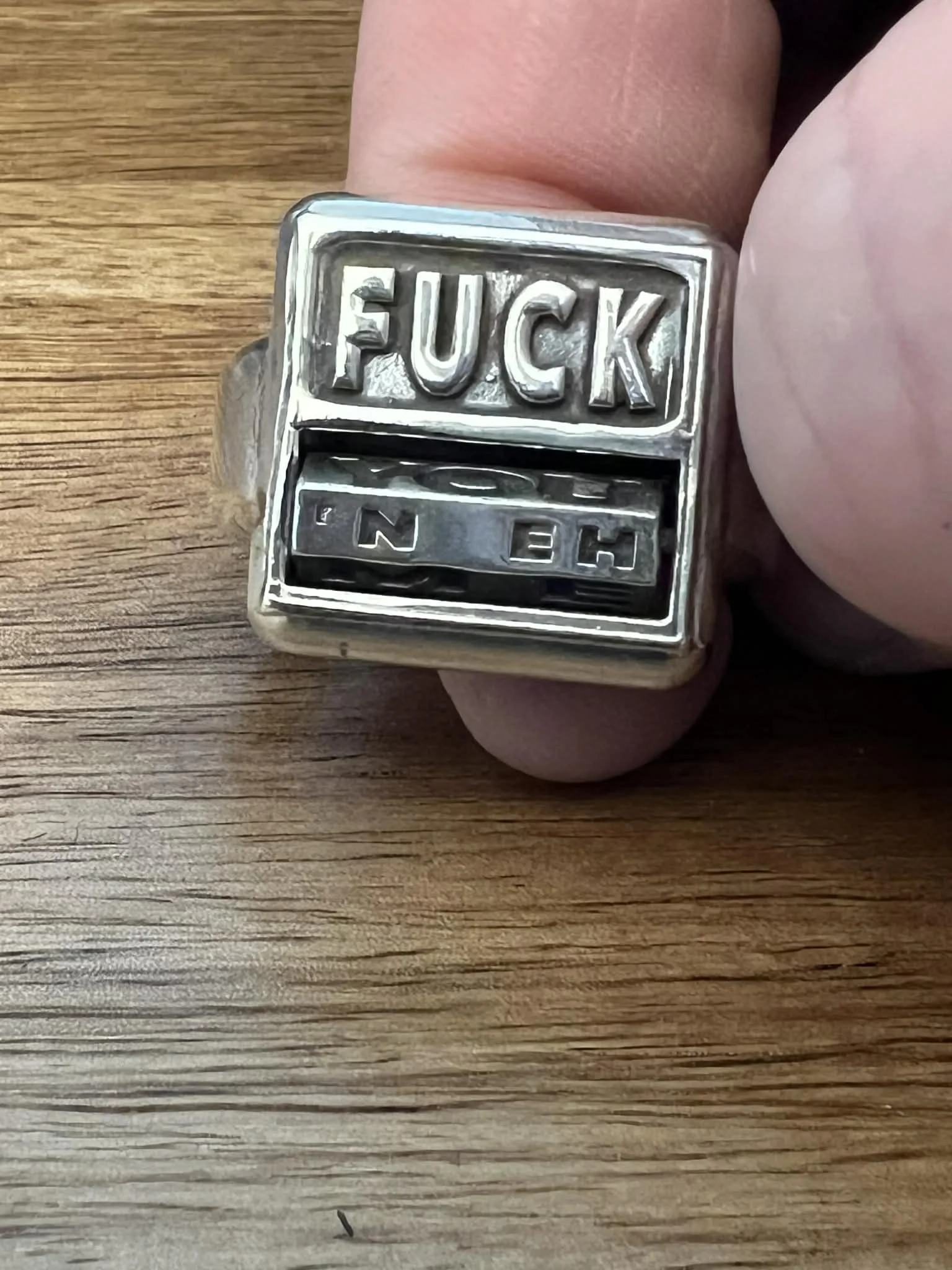 Warning NSFW 18+ Mood Spinner Ring