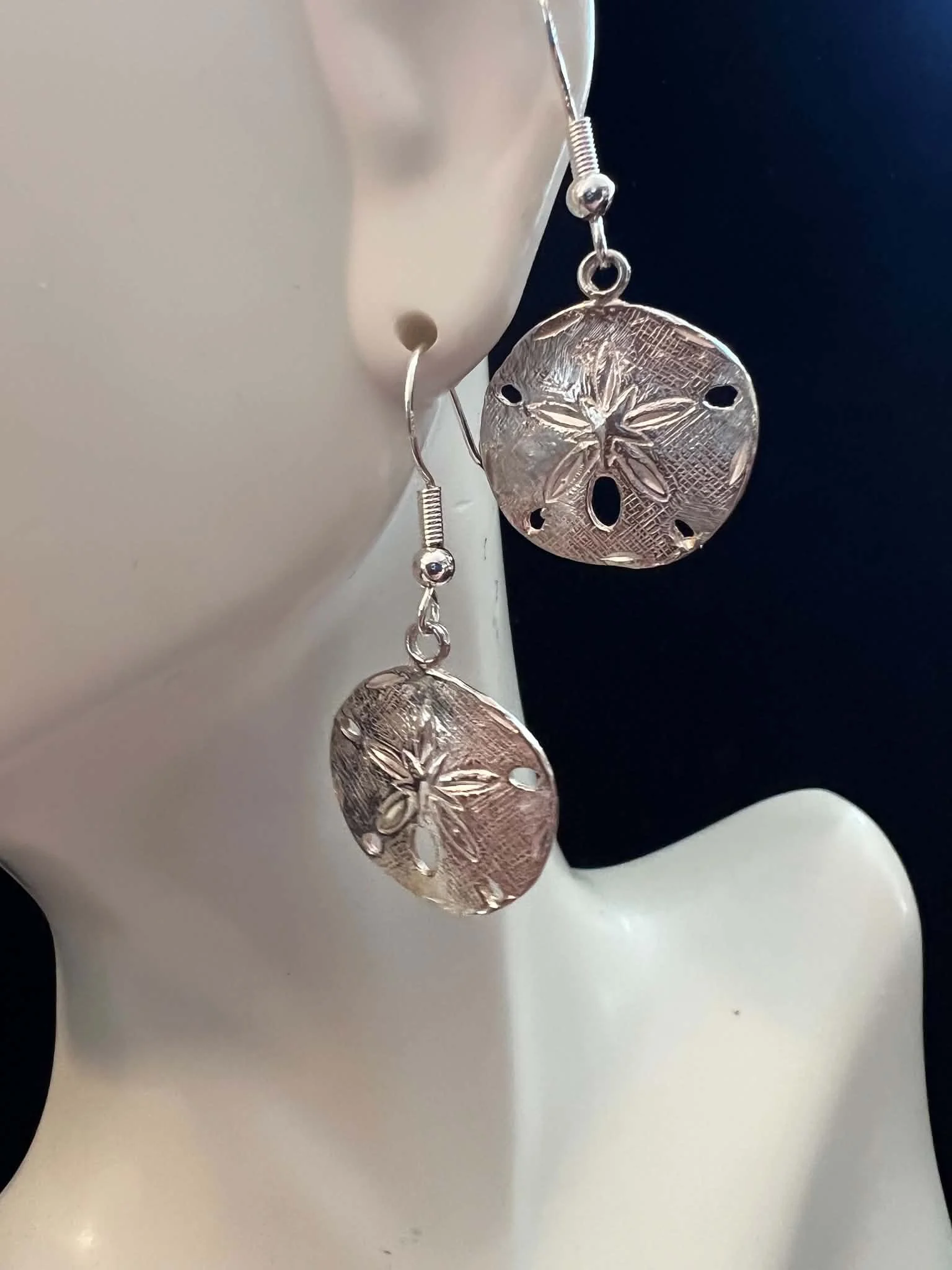 Sand Dollar Earrings and Pendants