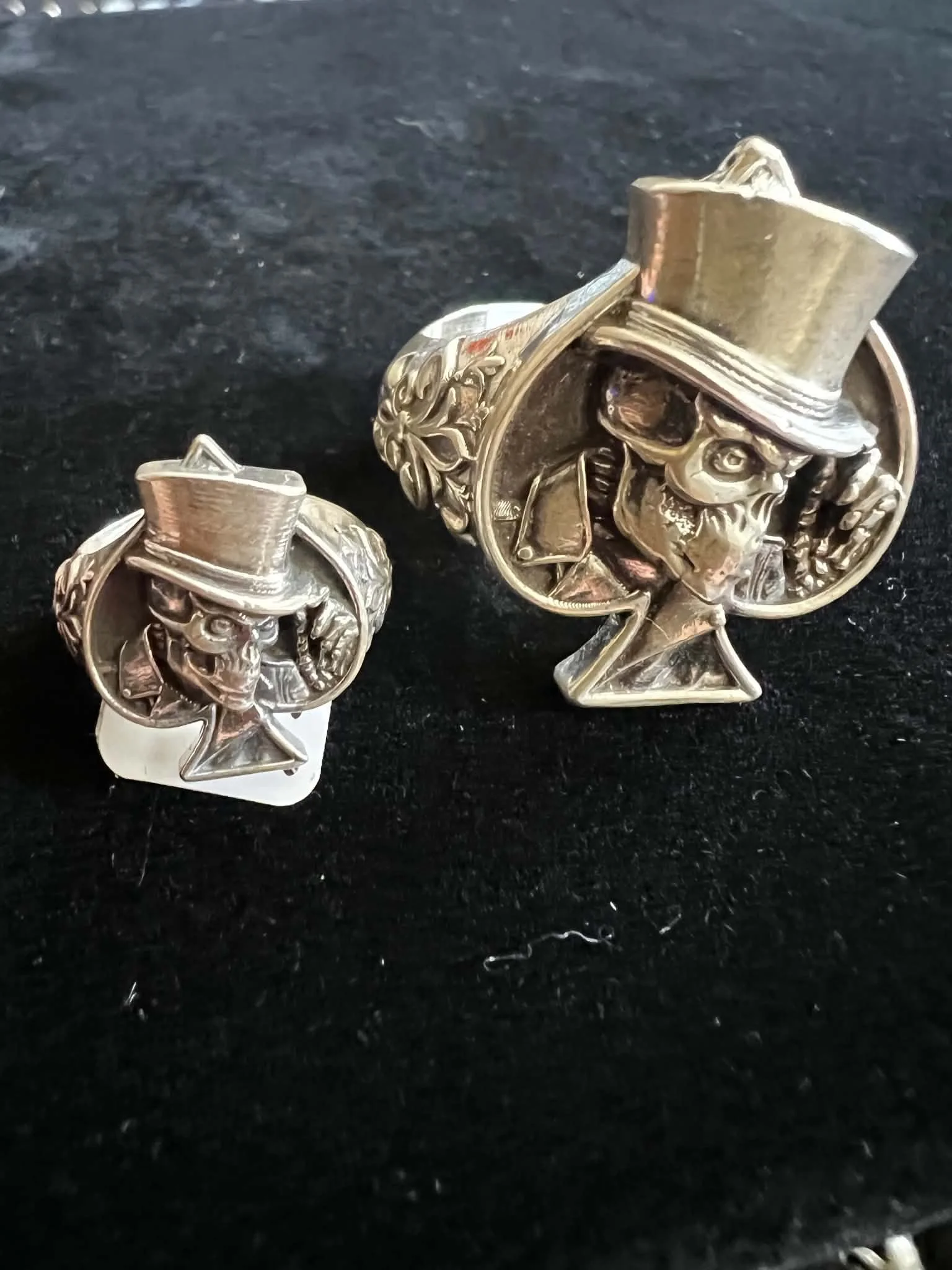 Ace of Spades Sterling Silver Ring