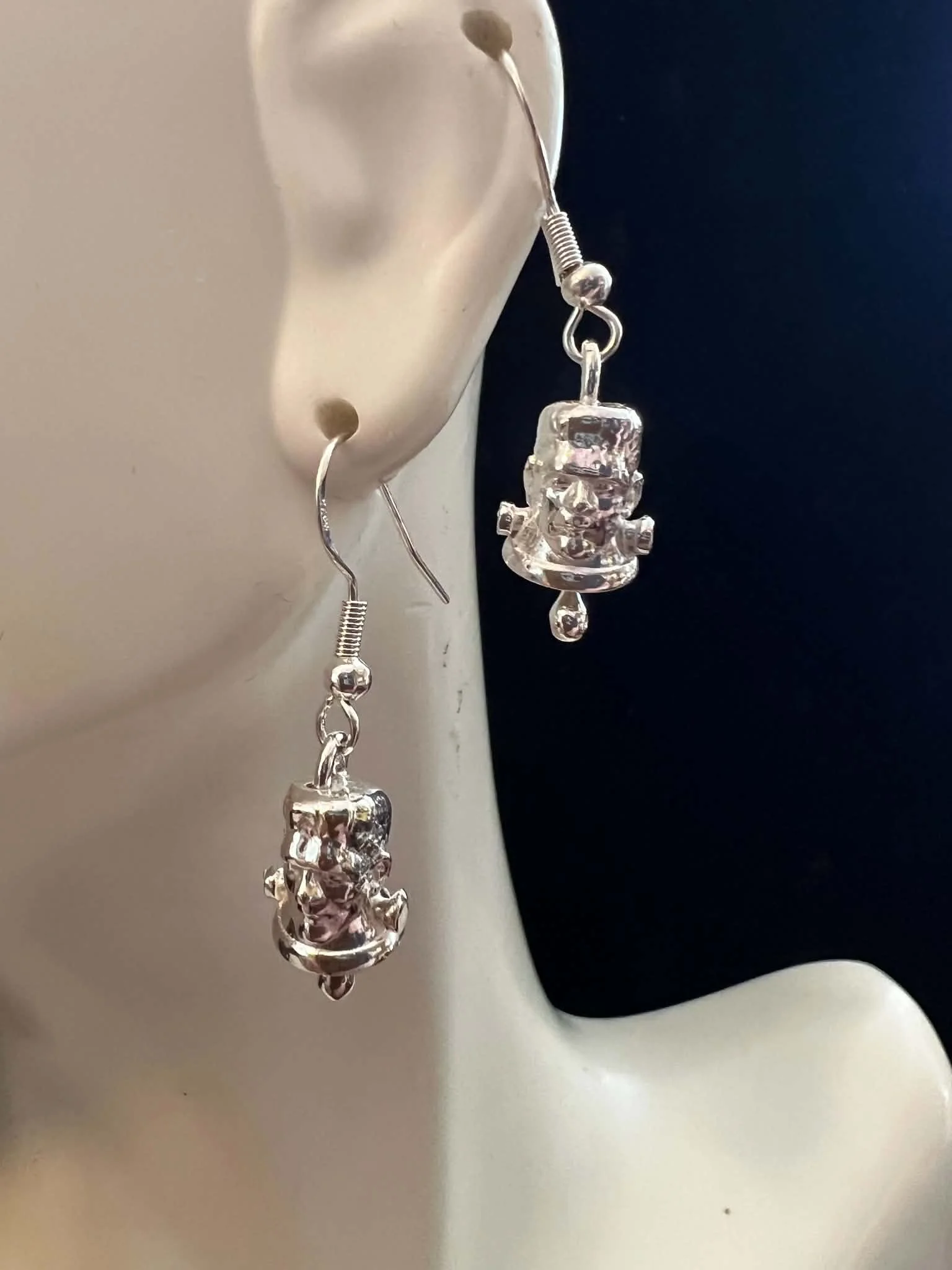 Motorcycle Guardian Bell Earrings