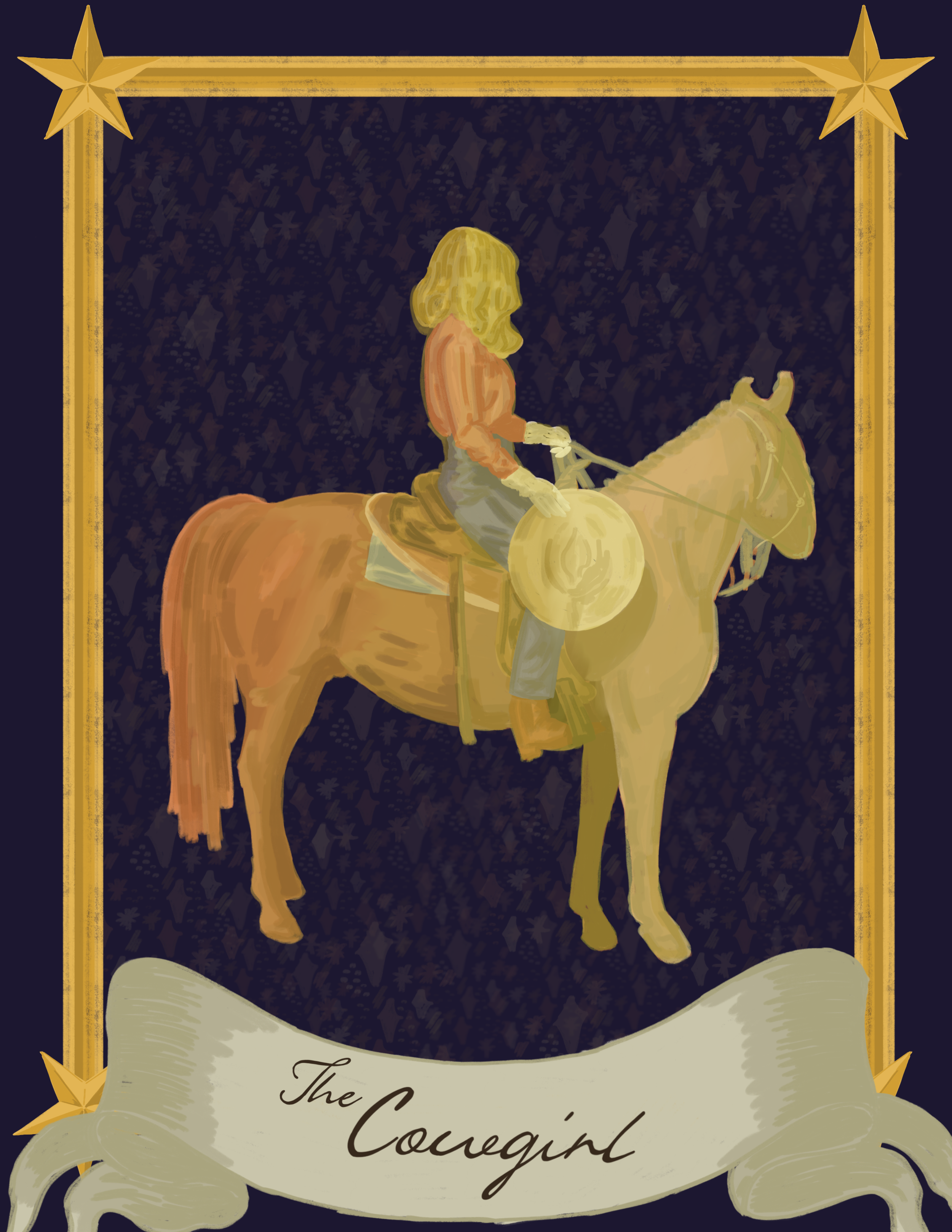 Tarot: The Cowgirl Matte Print