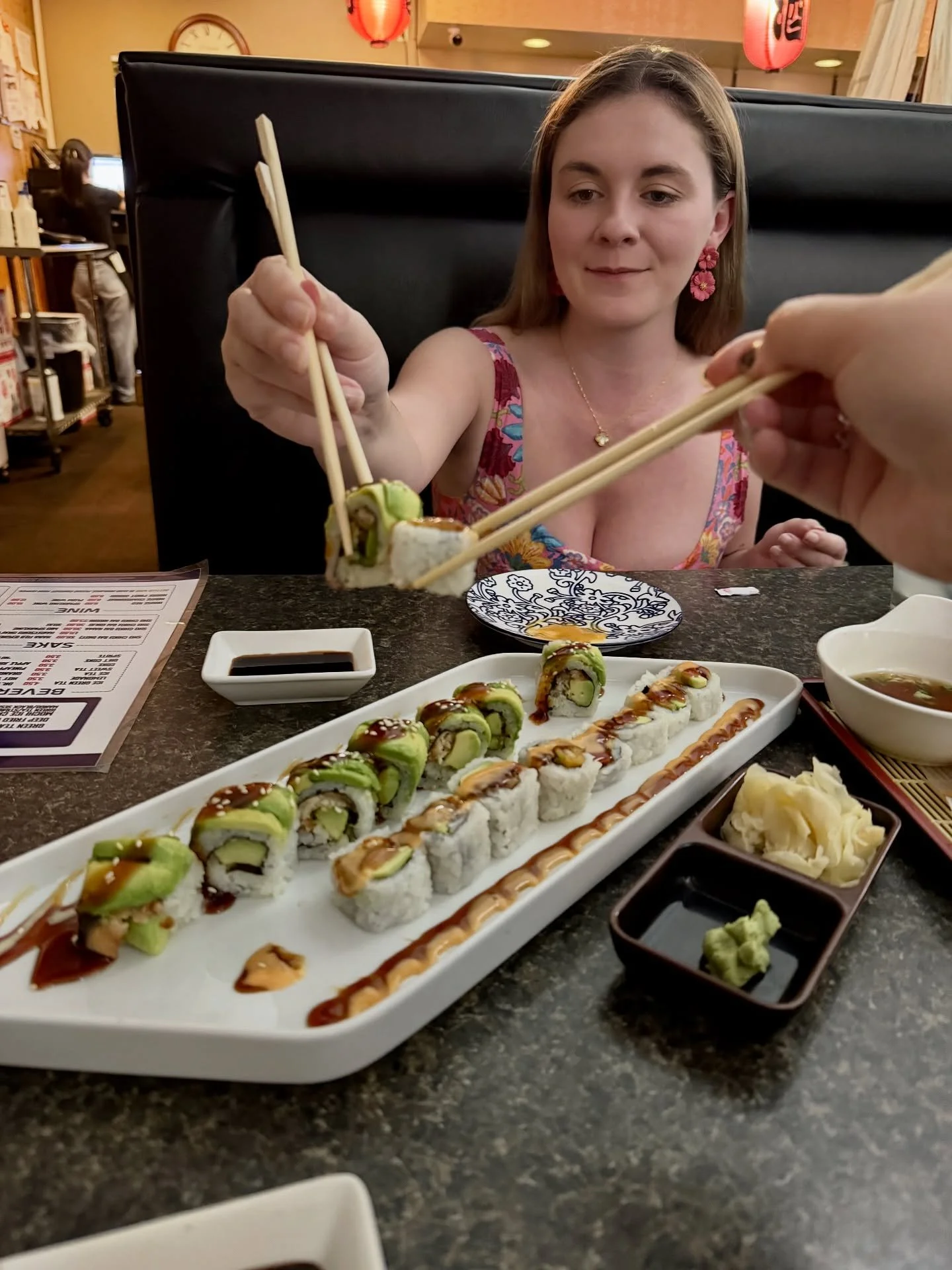 Wasabi cuter, me or the sushi?