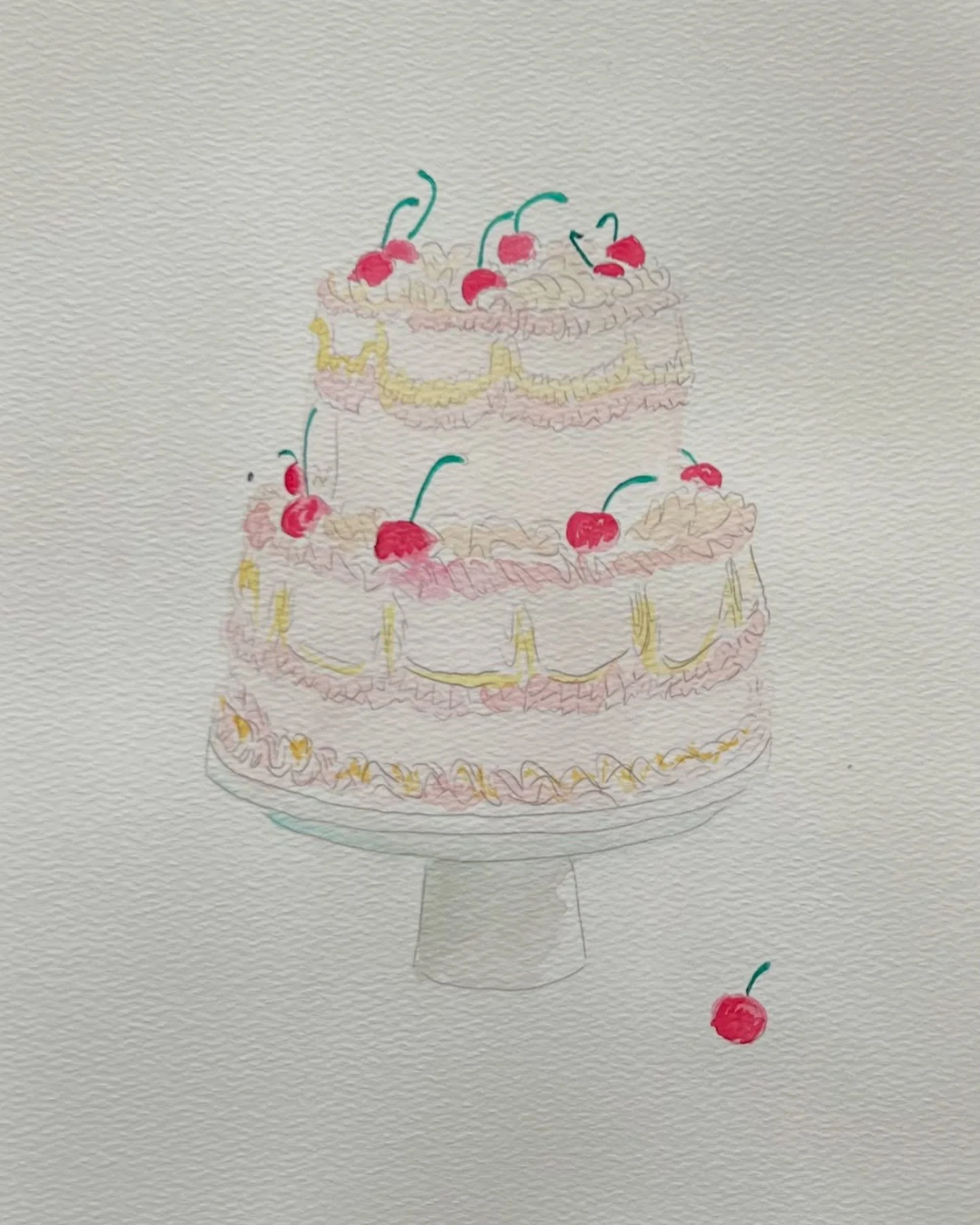 let them eat cereal 

#cake #watercolor #cherry #dallas #dallastx #dallastexas #dallasart #dallasartist #txart #txartist #texasart #texasartist #art #artist #dallascontentcreator