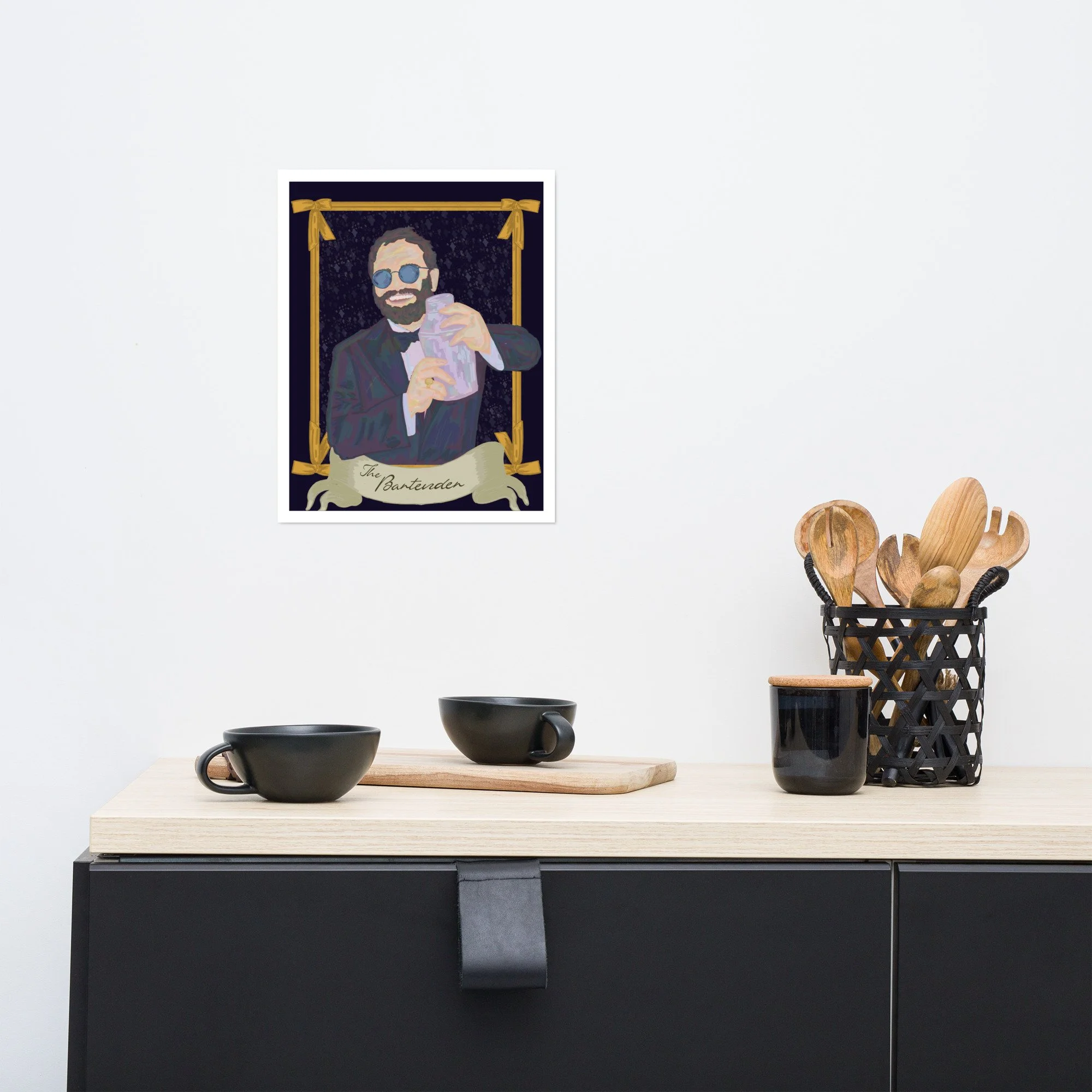 Tarot: The Bartender Matte Print