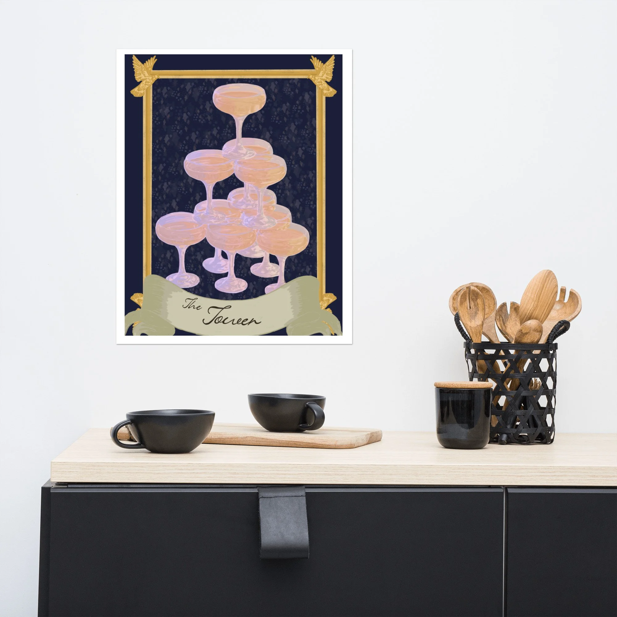 Tarot: The Tower Matte Poster