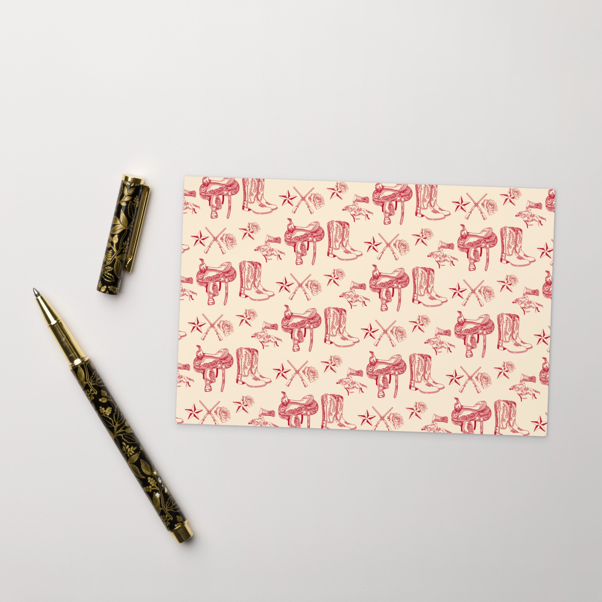 Toile de Texas Postcard