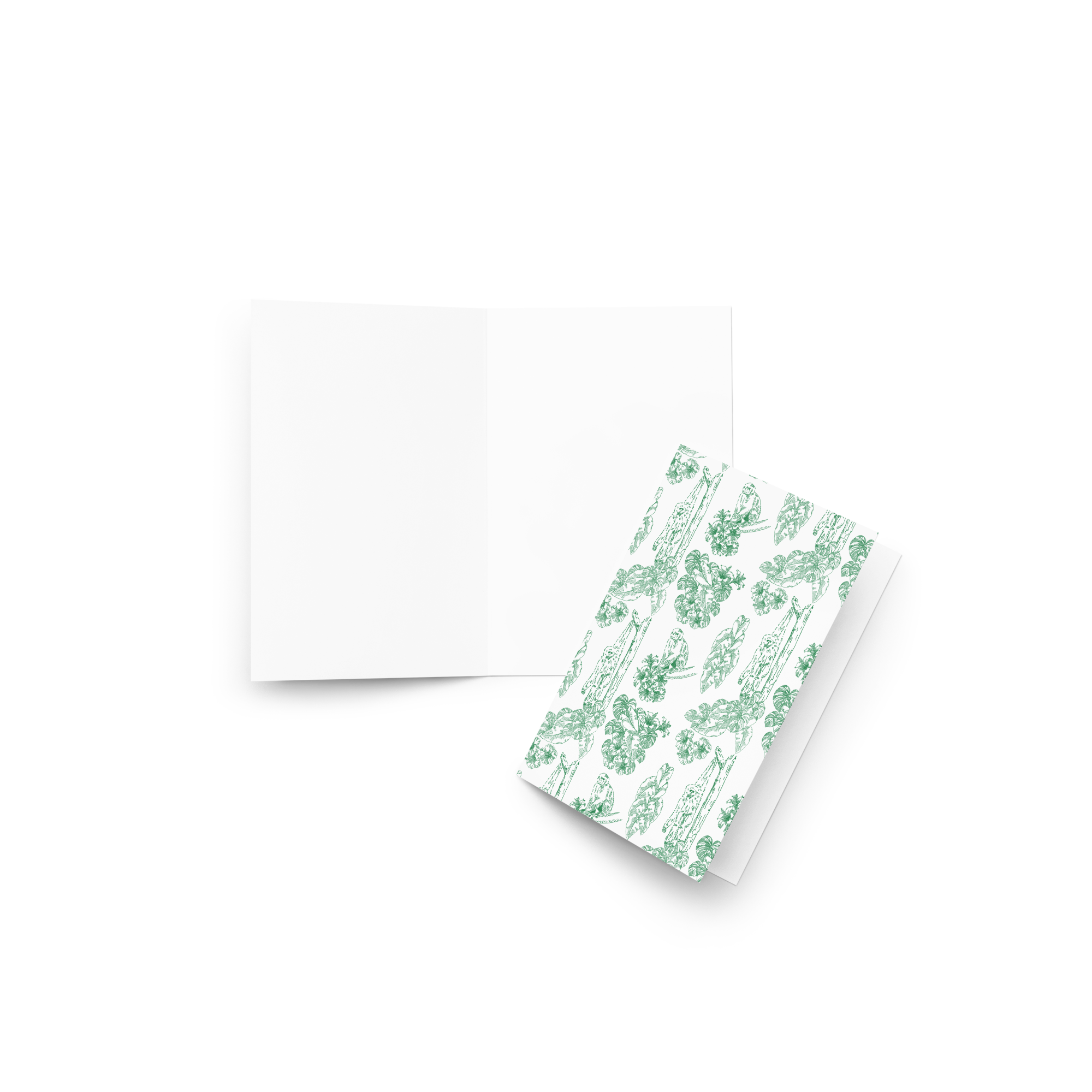 Toile de Jungle Greeting Card
