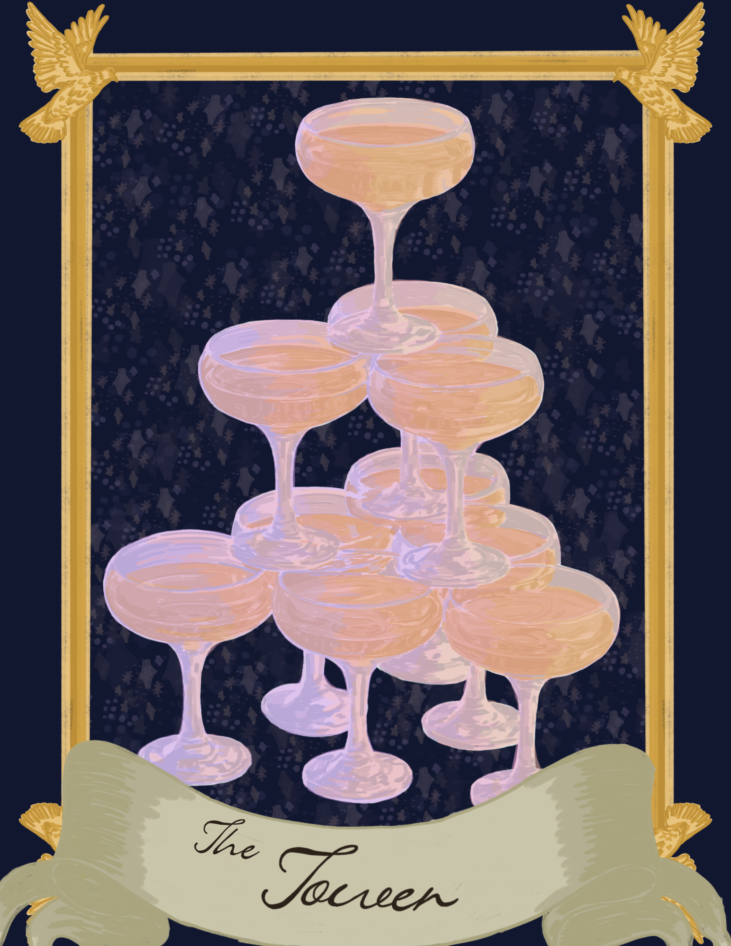 Tarot: The Tower Matte Poster