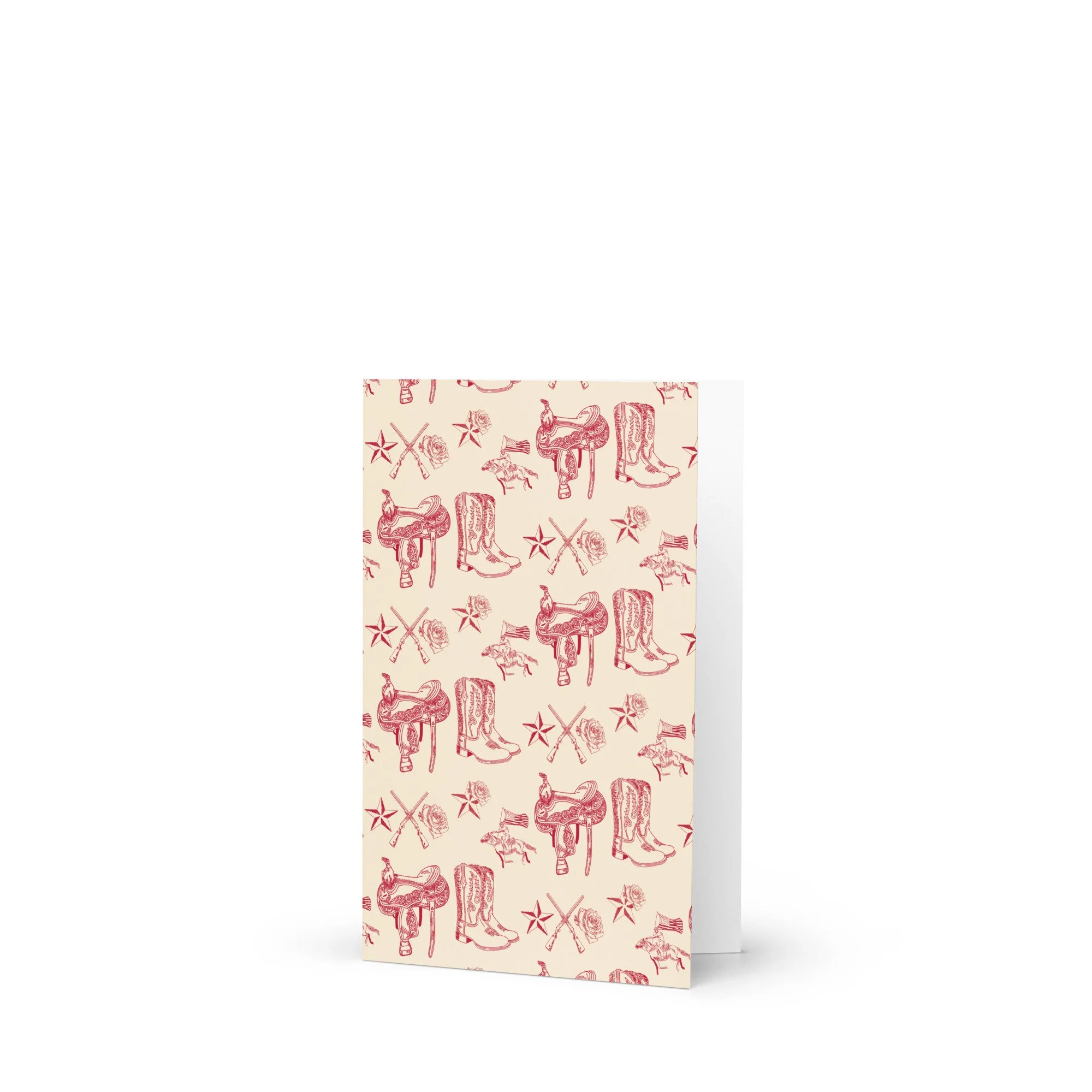Toile de Texas Greeting Card
