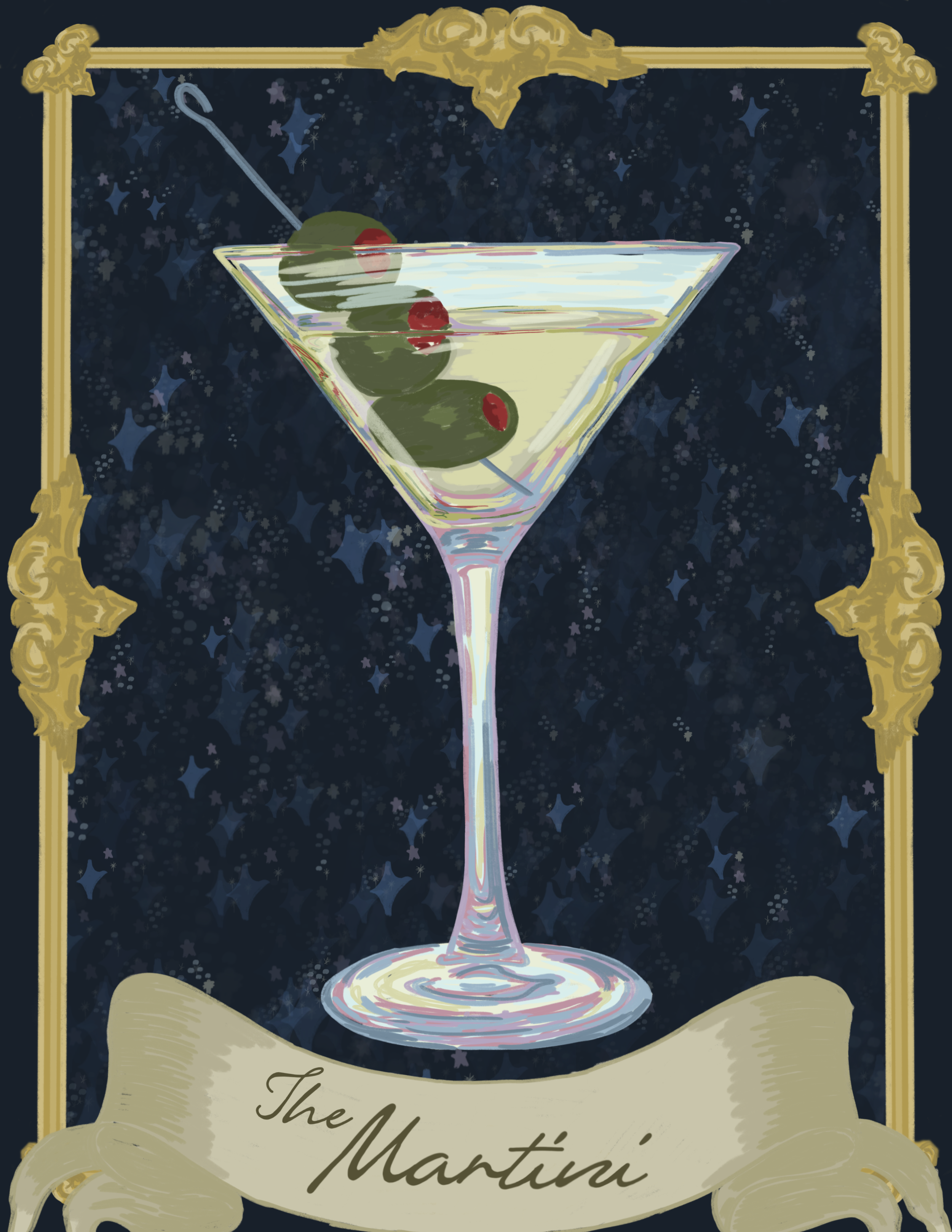 Tarot: The Martini Matte Print