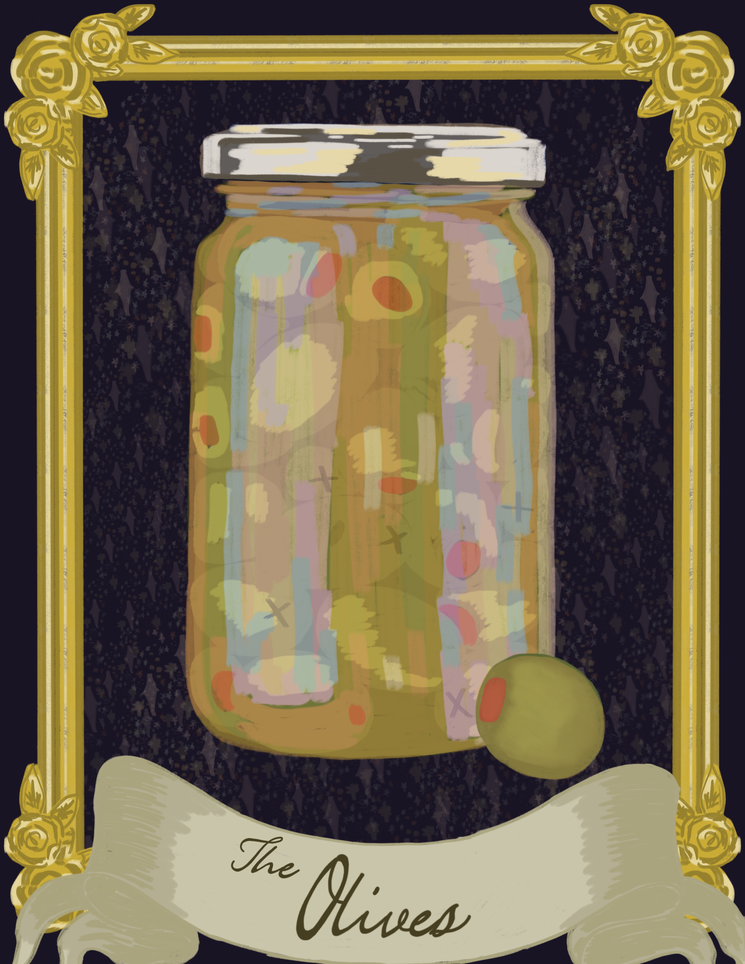 Tarot: The Olives Matte Print