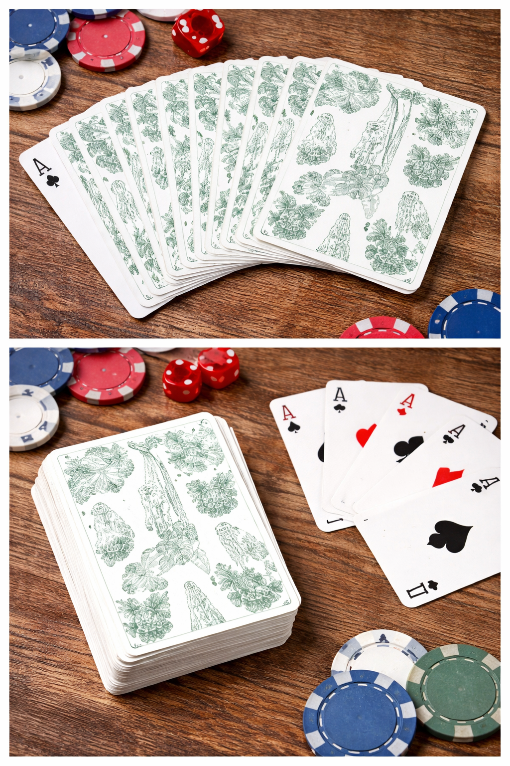 Toile de Jungle Poker Playing Cards