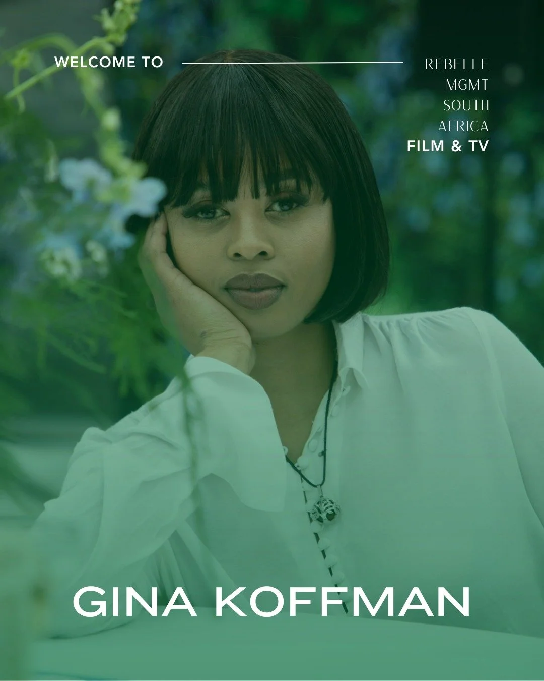 New client. Big energy. @ginatheguest 🙌

You know her as Beauty from The River - six seasons, countless moments, and a performance that had all of South Africa hooked. But Gina Koffman has never just been a face on a screen.

She's a certified welln
