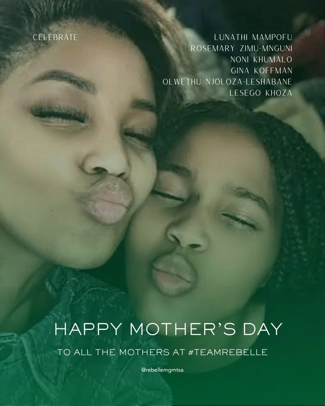 We are born of love;
Love is our Mother 
- Rumi

Happy Mother&rsquo;s Day to all of the moms at #TeamRebelle