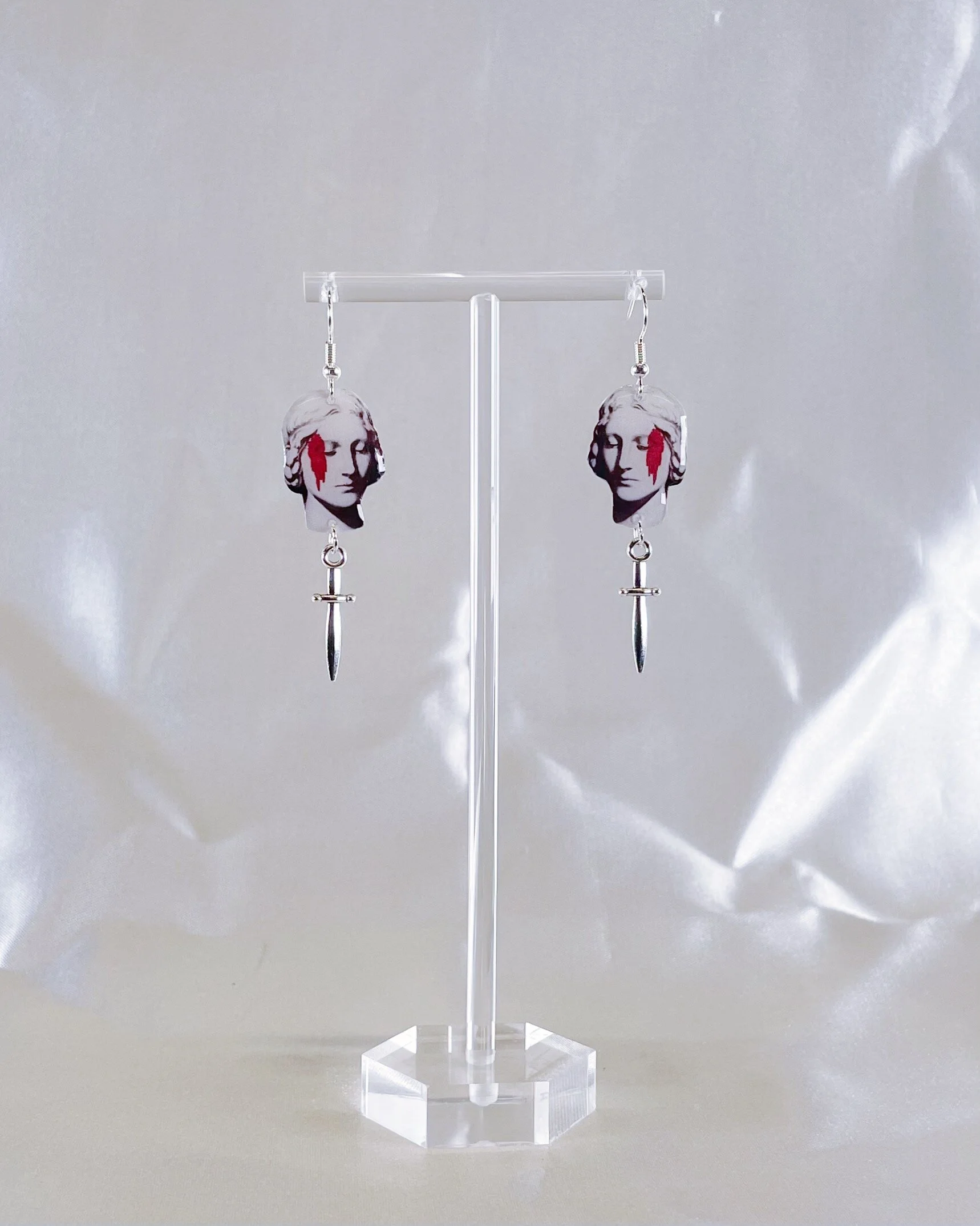Mémorie Earrings ✶ Fishhooks with Dagger Charms