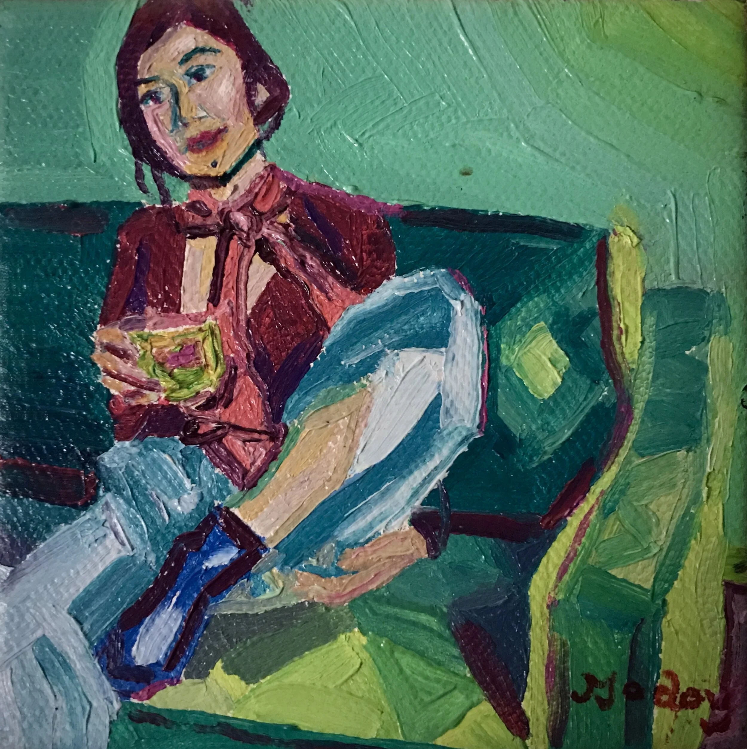 A Virgo's World, Oil on Canvas, 2018