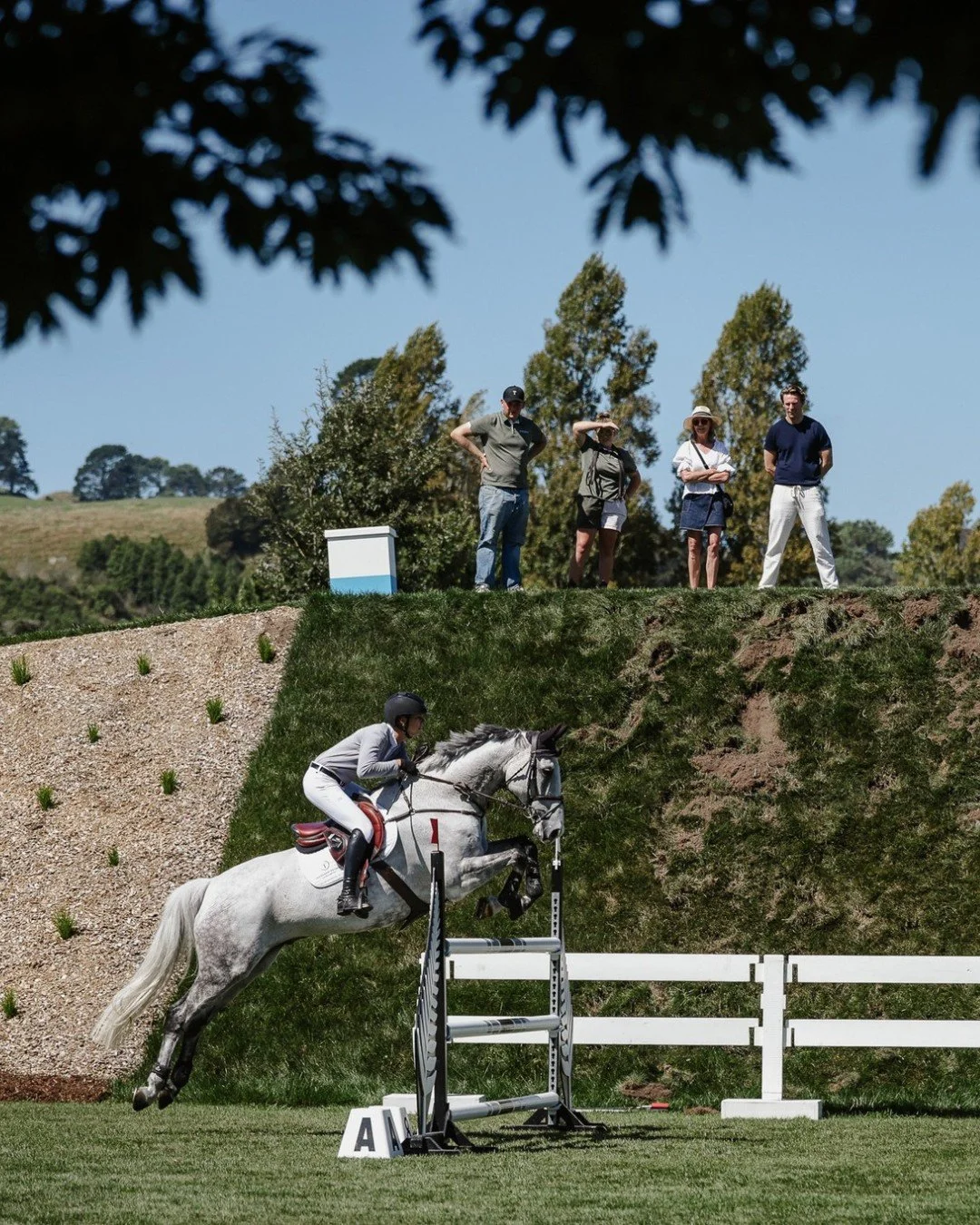 It was G.H. Mumm all the way in the APL Window Solutions Corporate Teams&rsquo; event this afternoon. Laura Inkster aboard Salut MVNZ, Dylan Burton on Kenny G MS and Emelia Forsyth with L&rsquo;Here du Vin finished on a total of four faults from the 