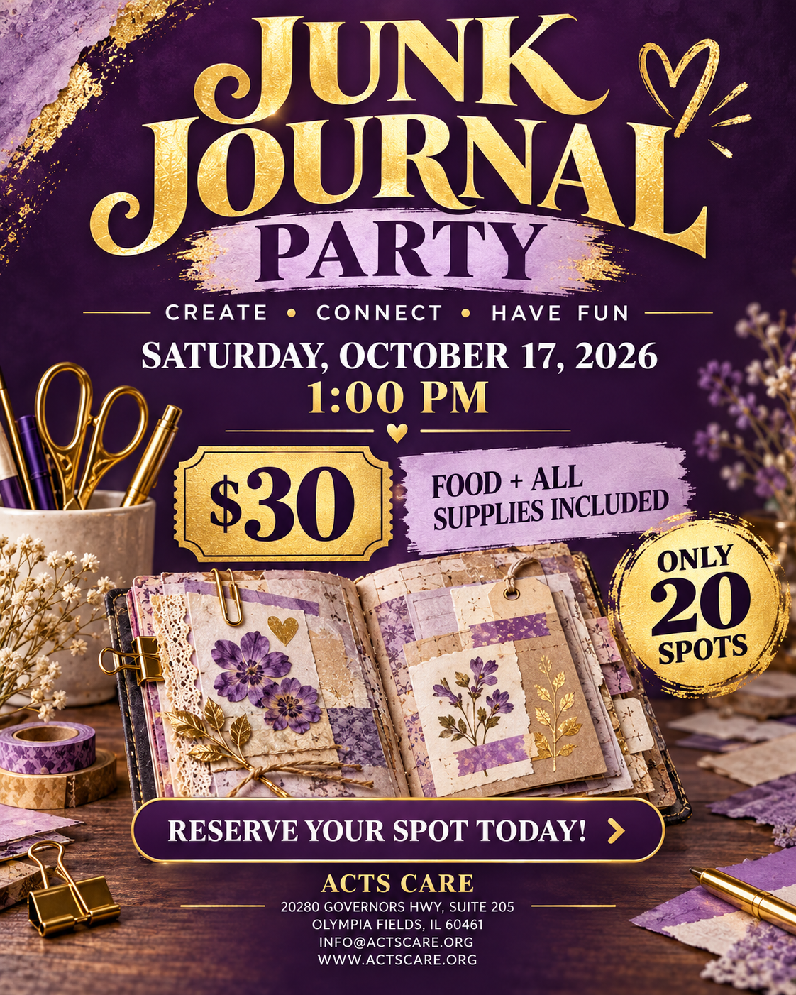 Junk Journal Party: Create, Connect & Have Fun