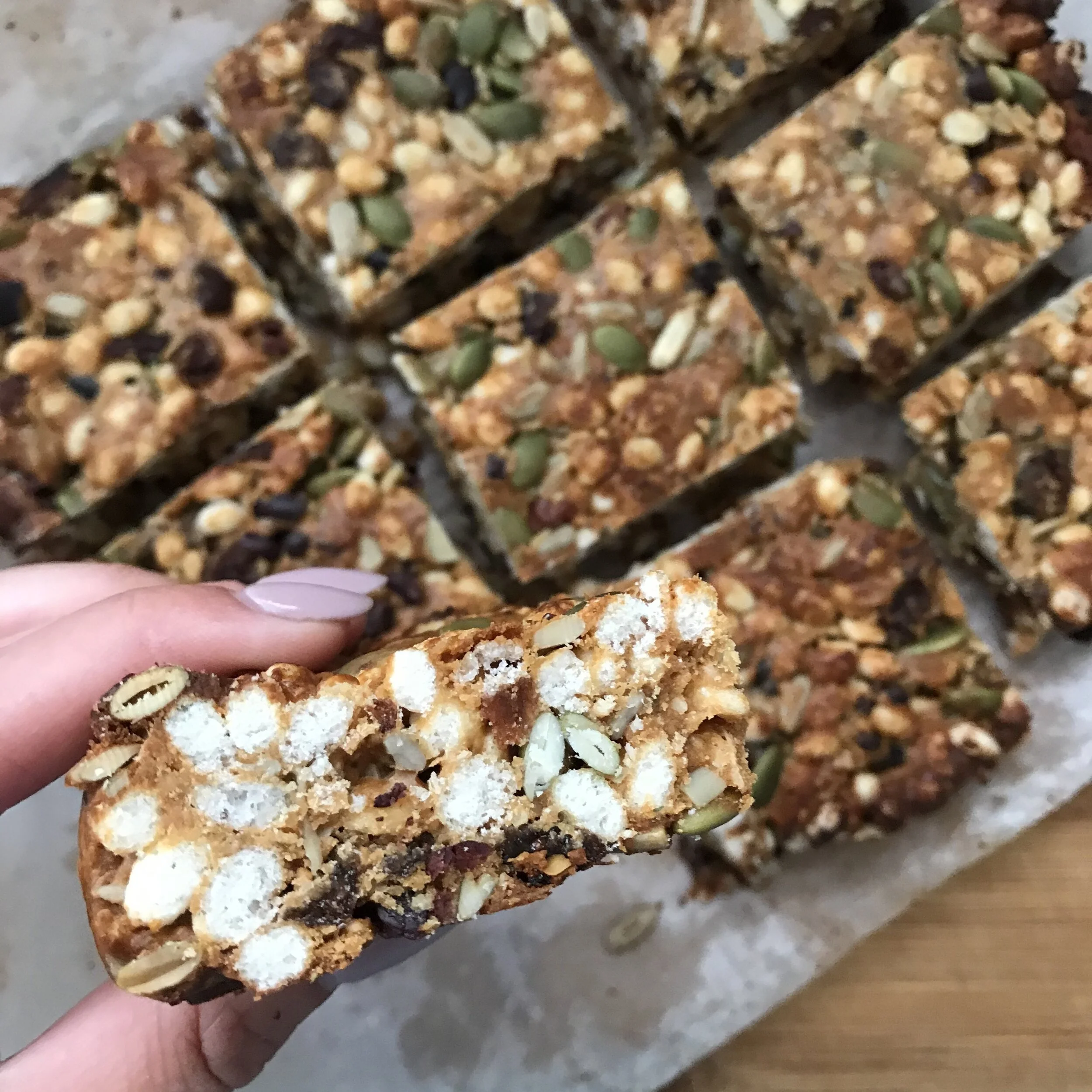 Loaded Peanut Butter LCM Bars — Balance by Elise