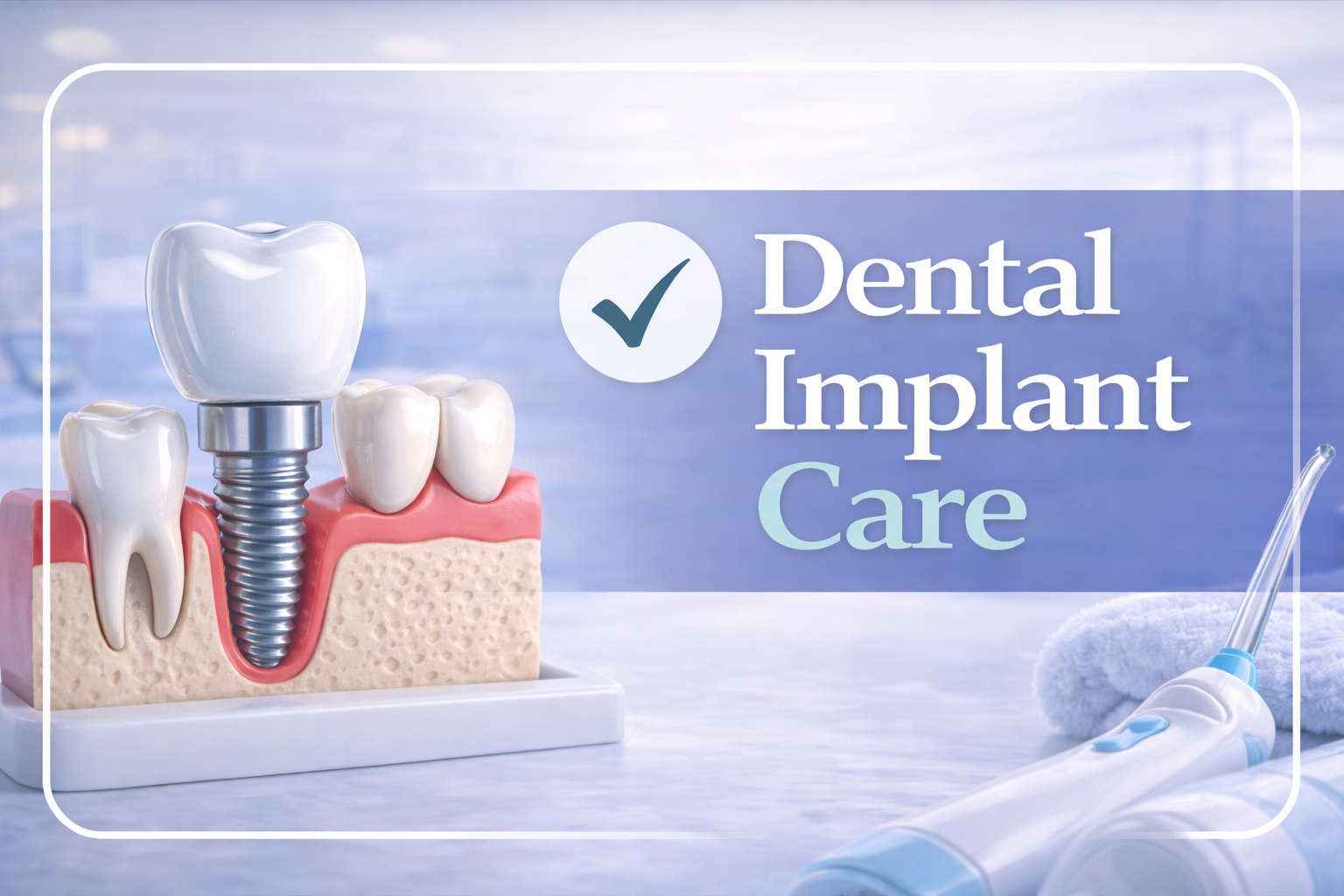Dental Implant Crown Care