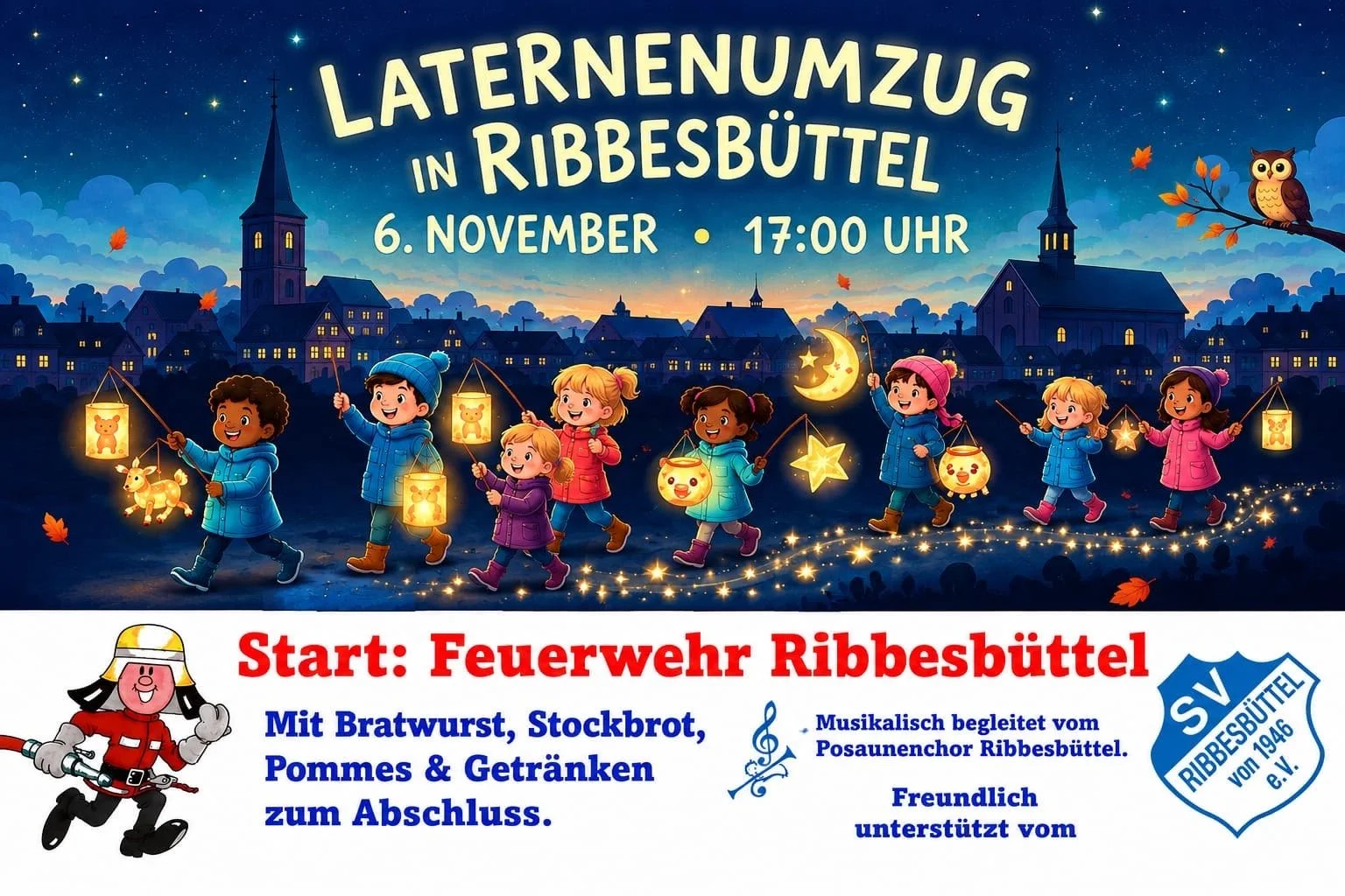 Laternenumzug in Ribbesbüttel
