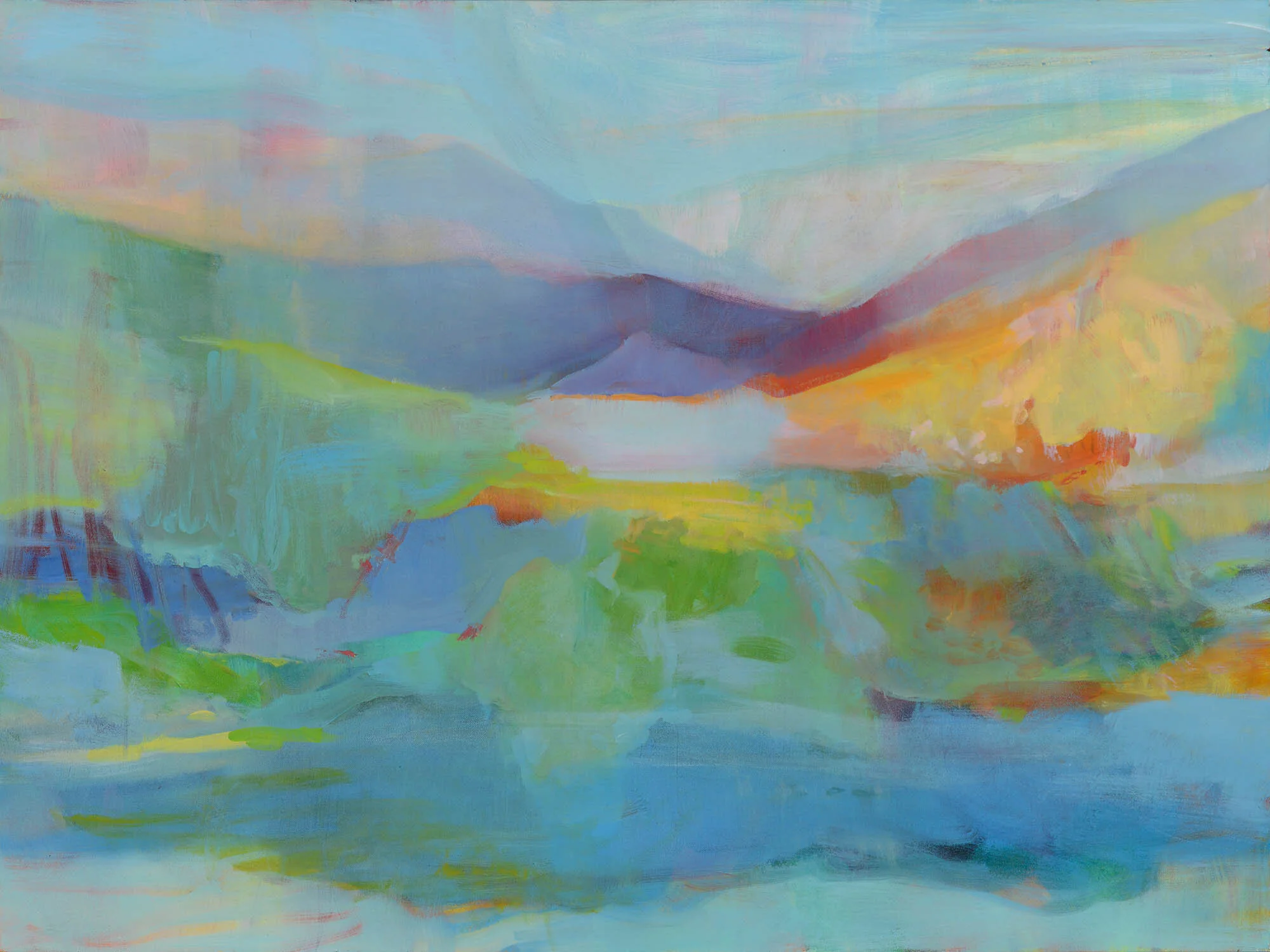 "Drink the Wild Air" 36x48 in. 2016 Private Collection