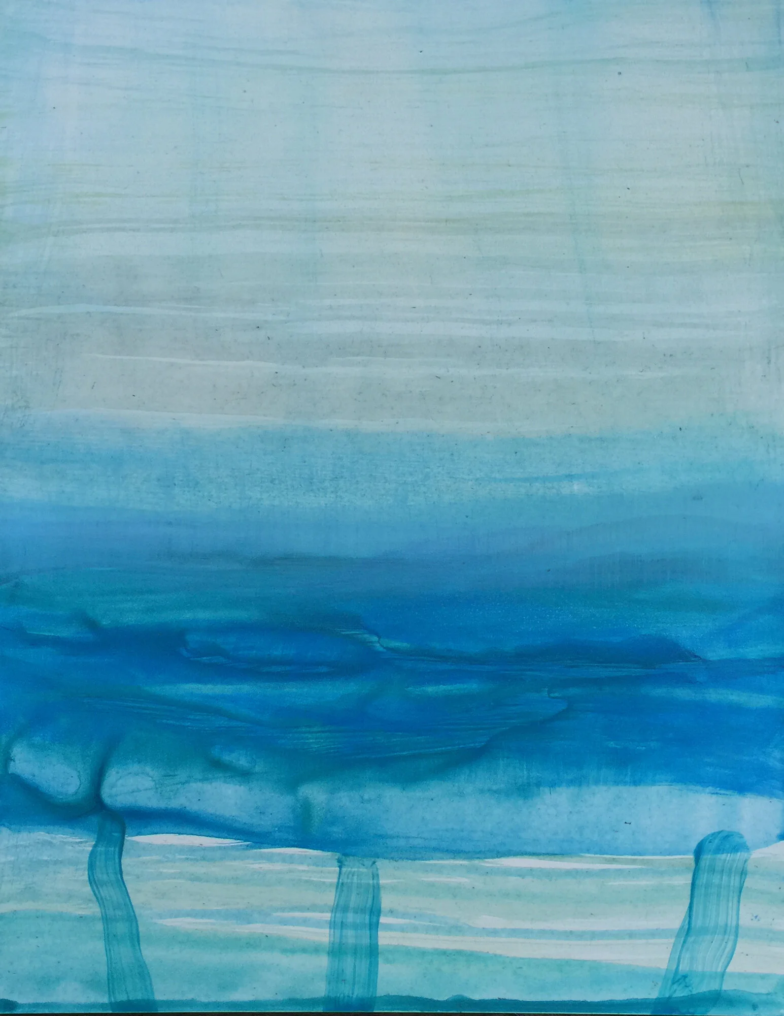 "Near the Beginning 8" 14x11 in. 2016 Private Collection