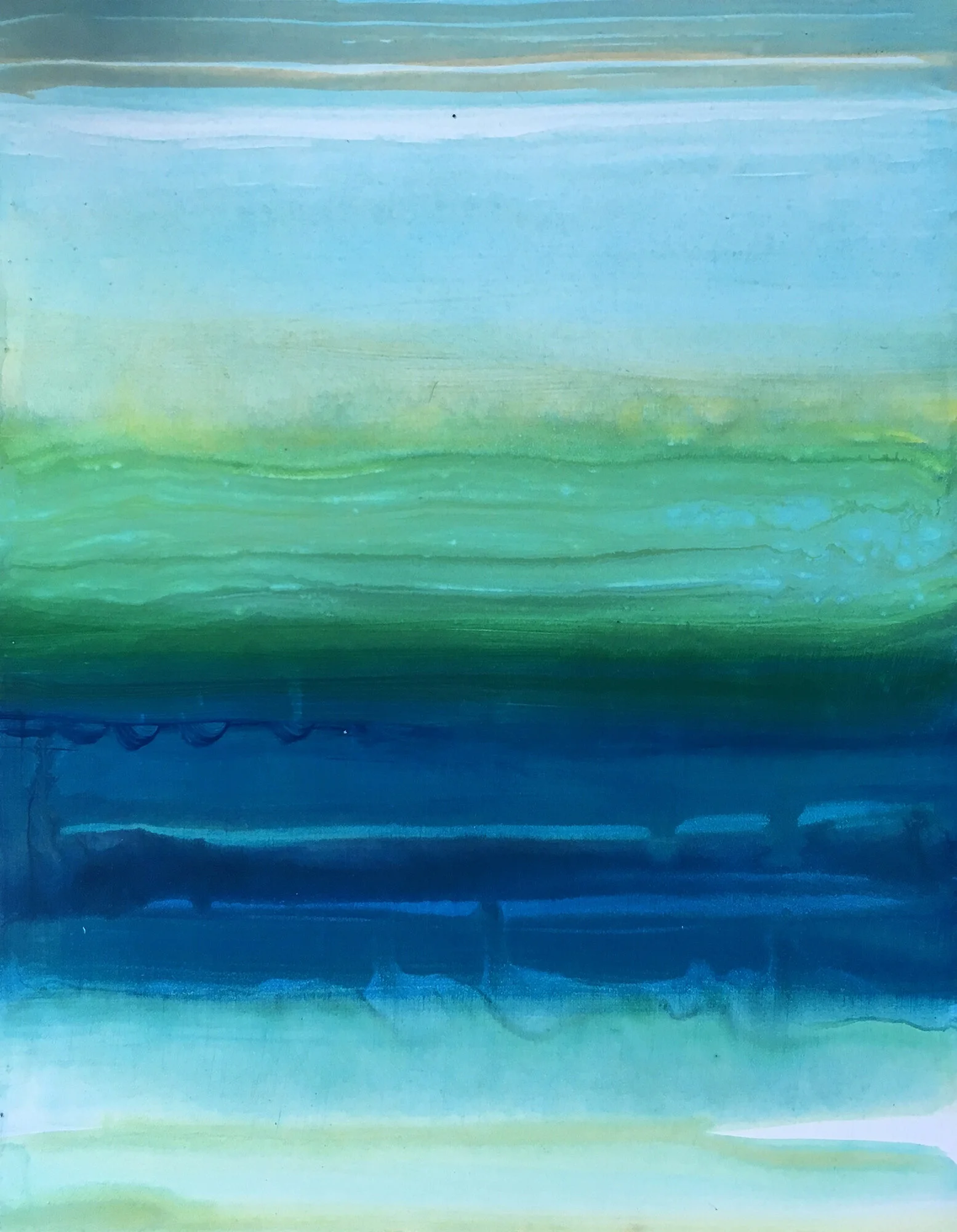 "Near the Beginning 10" 14x11 in. 2017 Private Collection