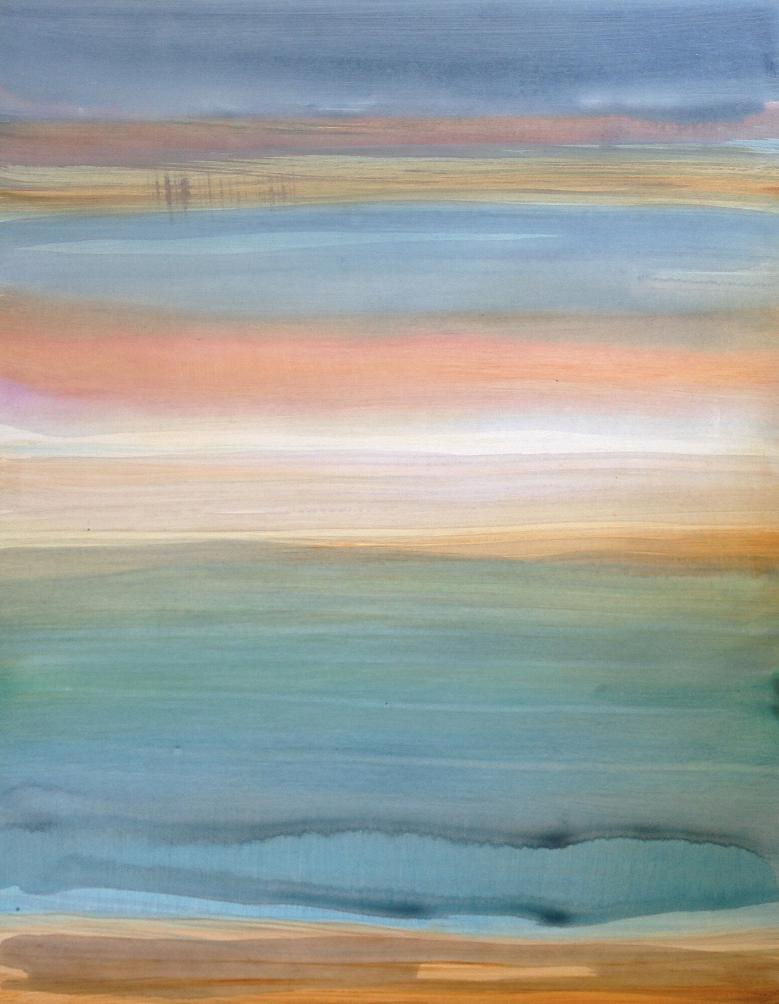 "Near the Beginning 6" 14 x11 in. 2016 Private Collection