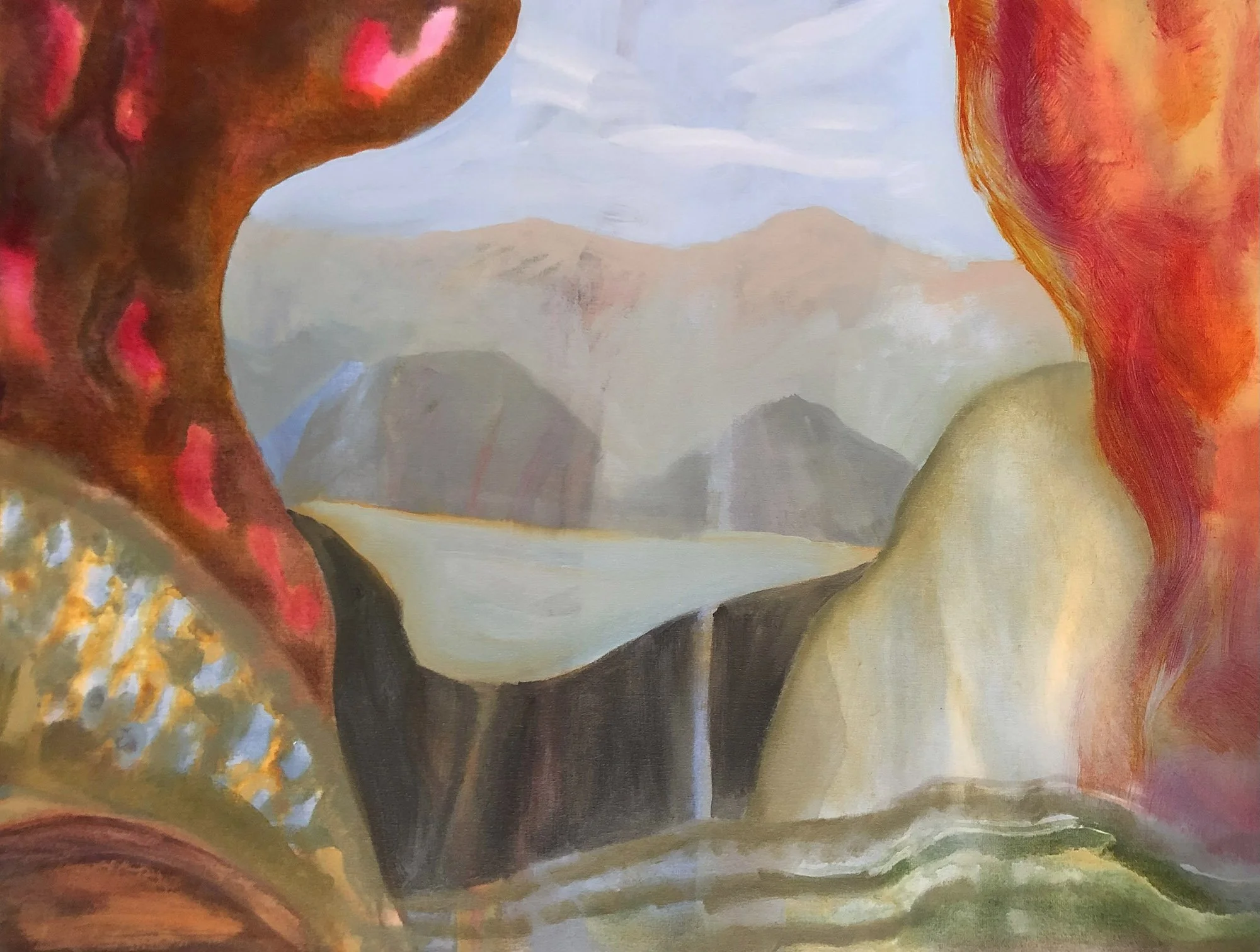 "Play the Light" 30x40 in. 2022
