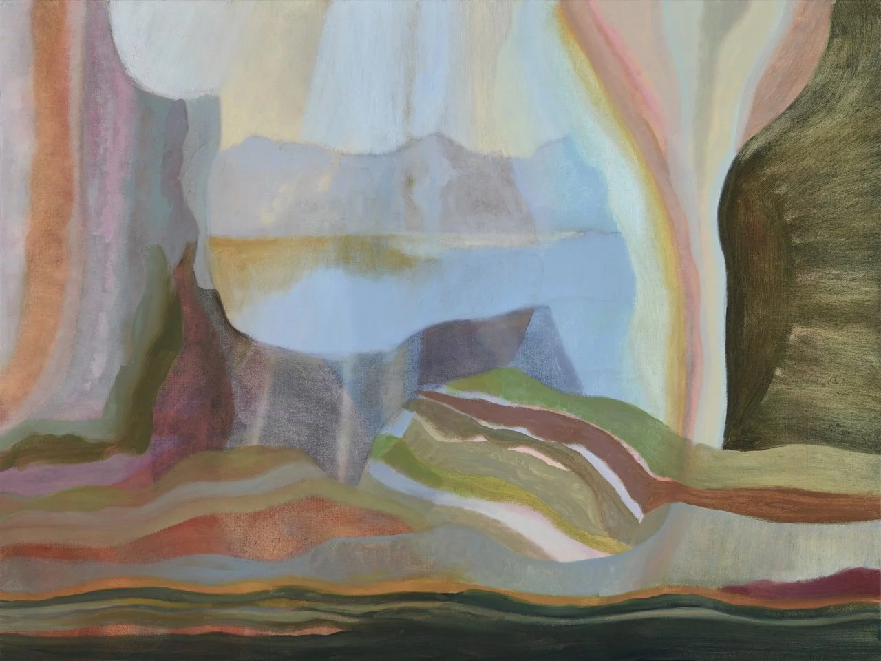 "Singing a Wordless Tune" 30x40 in. 2022