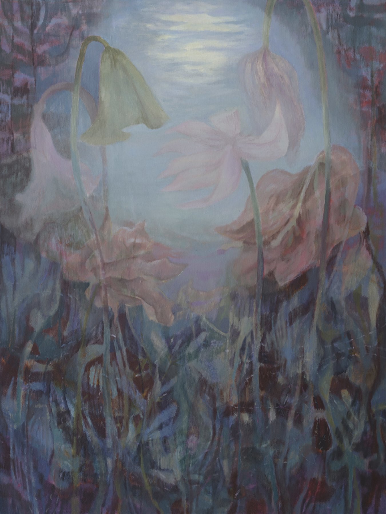 "End of the Cycle" 40 x 30 in. Acrylic and Oil on Canvas