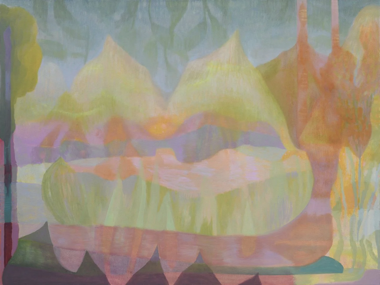Your Way Will Wander 30 x 40 in.  Oil on Canvas