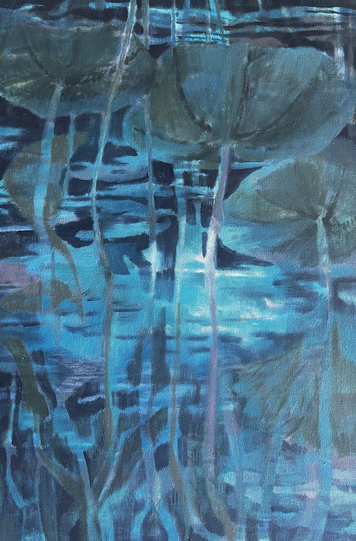 Beneath the Noise 30 x 20 in. Oil on Canvas