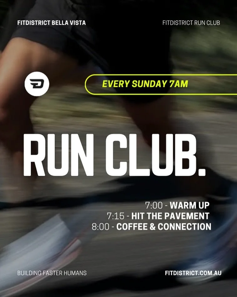 Calling all runners!

We&rsquo;ve got a big Run Club morning this&nbsp;Sunday, 27th September at 7AM&nbsp;... and you&rsquo;re invited! 🏃&zwj;♀️🏃&zwj;♂️

At Fitdistrict, Run Club isn&rsquo;t just a run. It&rsquo;s&nbsp;movement with purpose, a chan