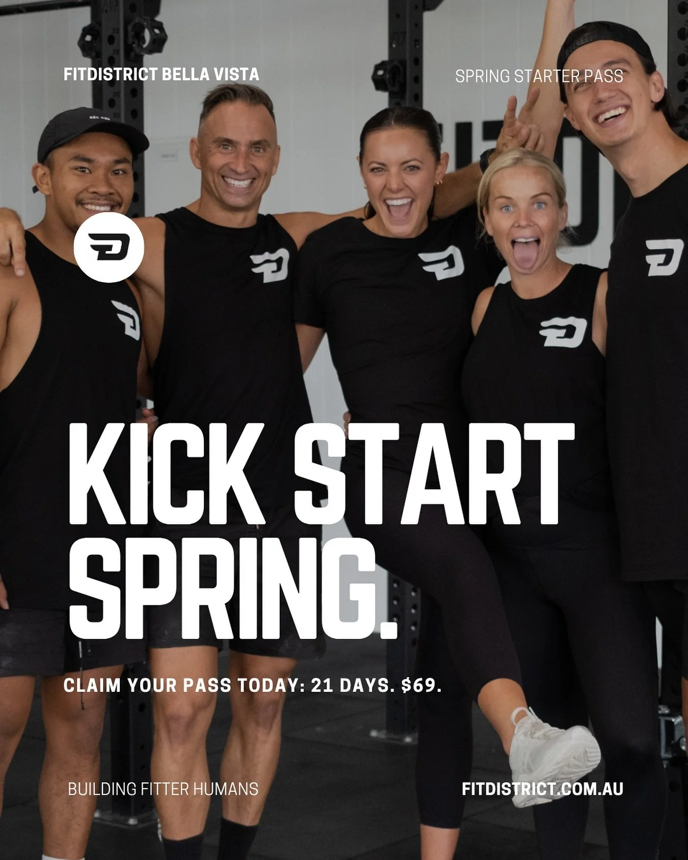 Incase you missed it&hellip; Our spring Kickstart is Live 🖤🤍

And we only have 20 passes left.

Your summer confidence doesn&rsquo;t wait &hellip; it&rsquo;s built. And it starts here, with 21 days at Fitdistrict.

💥 21 Days | $69 | Unlimited clas