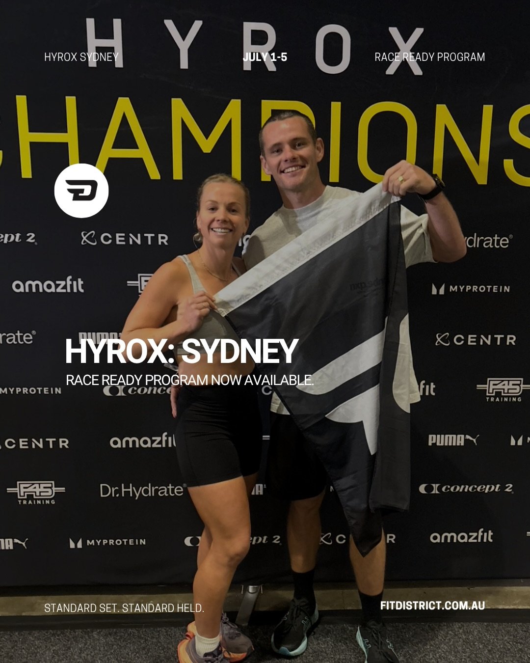 Over 50 Fitdistrict athletes have stood on the Hyrox start line. 

And every single one of them has come back a different athlete for it.

We&rsquo;ve watched our community train for it, race it, suffer through it, and come back wanting more. 

Now w