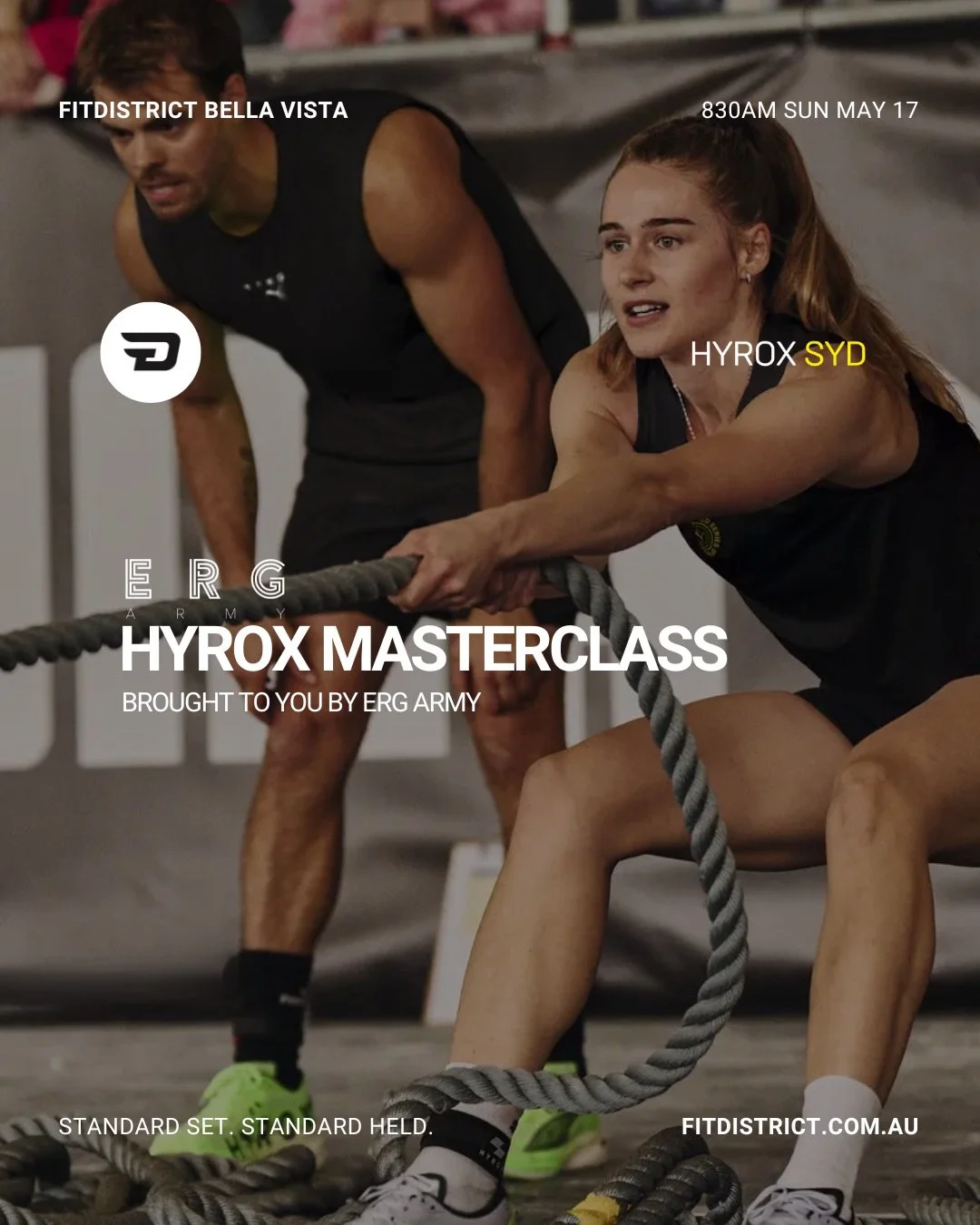 Final tickets are available and this one is not to be missed.

Jane Erbacher and @Ergarmy are coming to Fitdistrict for a Hyrox Efficiency Masterclass and if you are racing this year, this is the session that changes your race.

Sunday May 17, 830am 