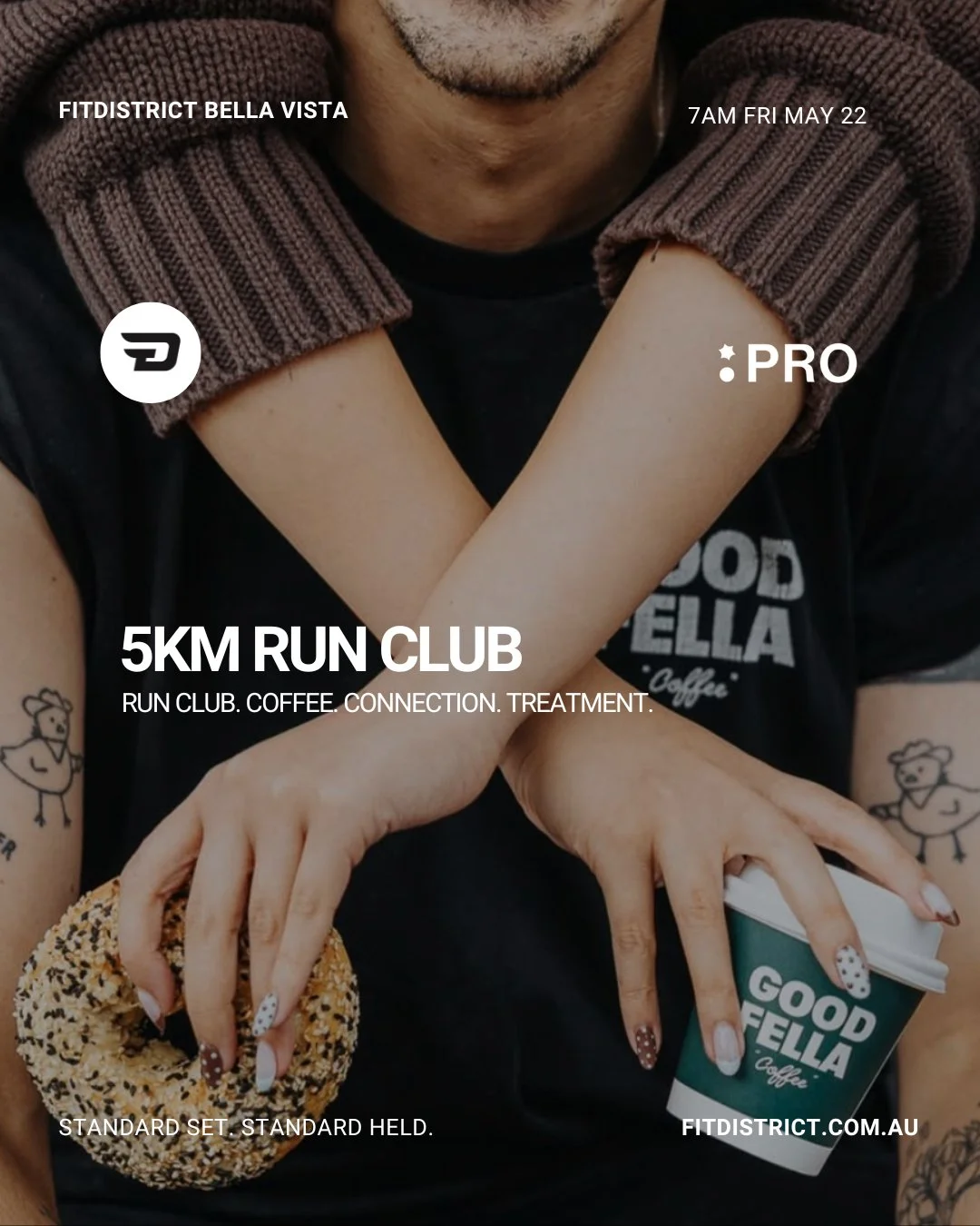 This one is about more than the run.

We&rsquo;re joining forces with our neighbours at GoodFella and Proform &mdash; bringing two communities together to hit the pavement, move alongside people who show up when it counts, and connect over coffee whe