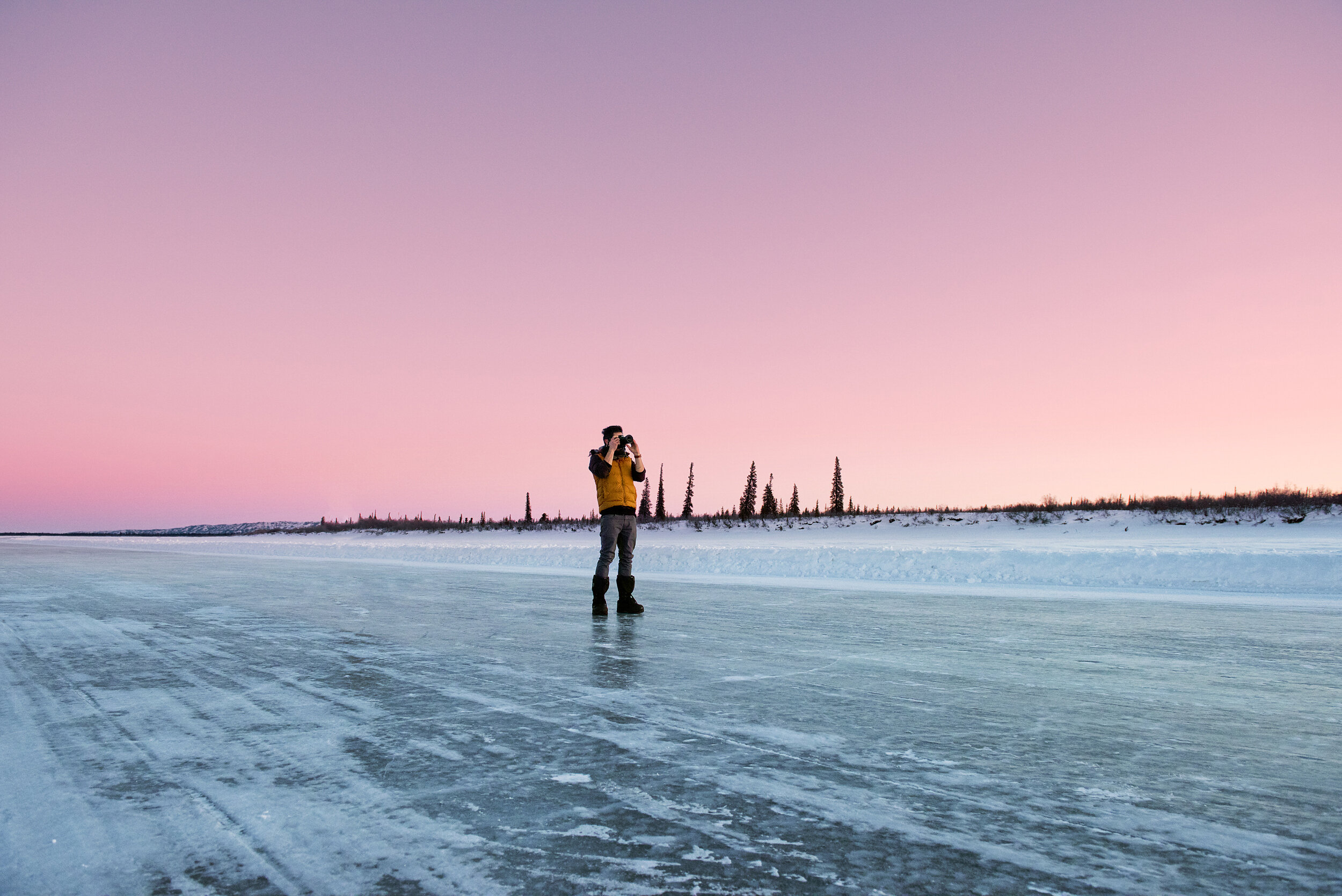  Sunrise on the Mackenzie Delta, NWT, Digital Photograph, 2019 