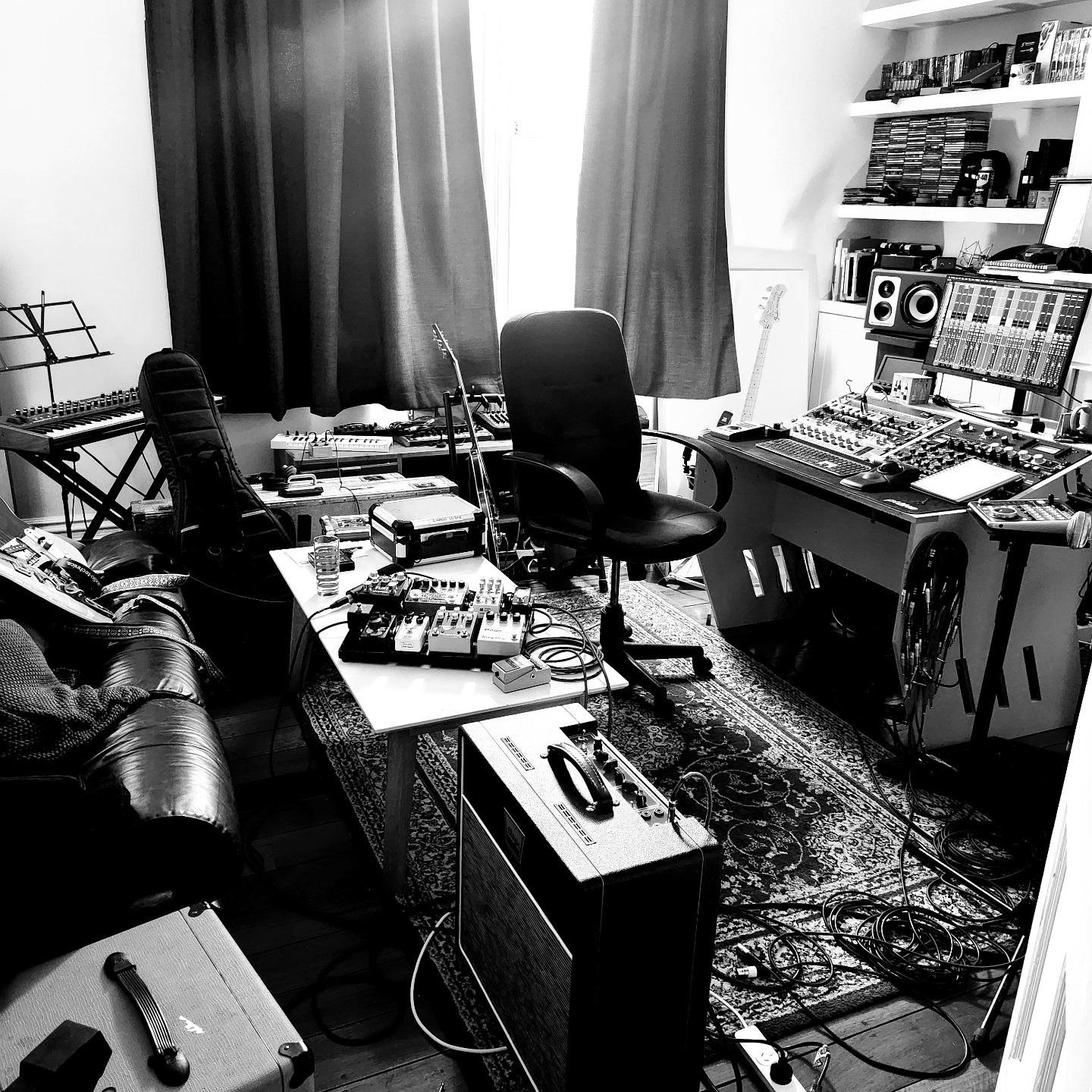 Paul Francis Wood's recording studio based in West Perth, Western australia