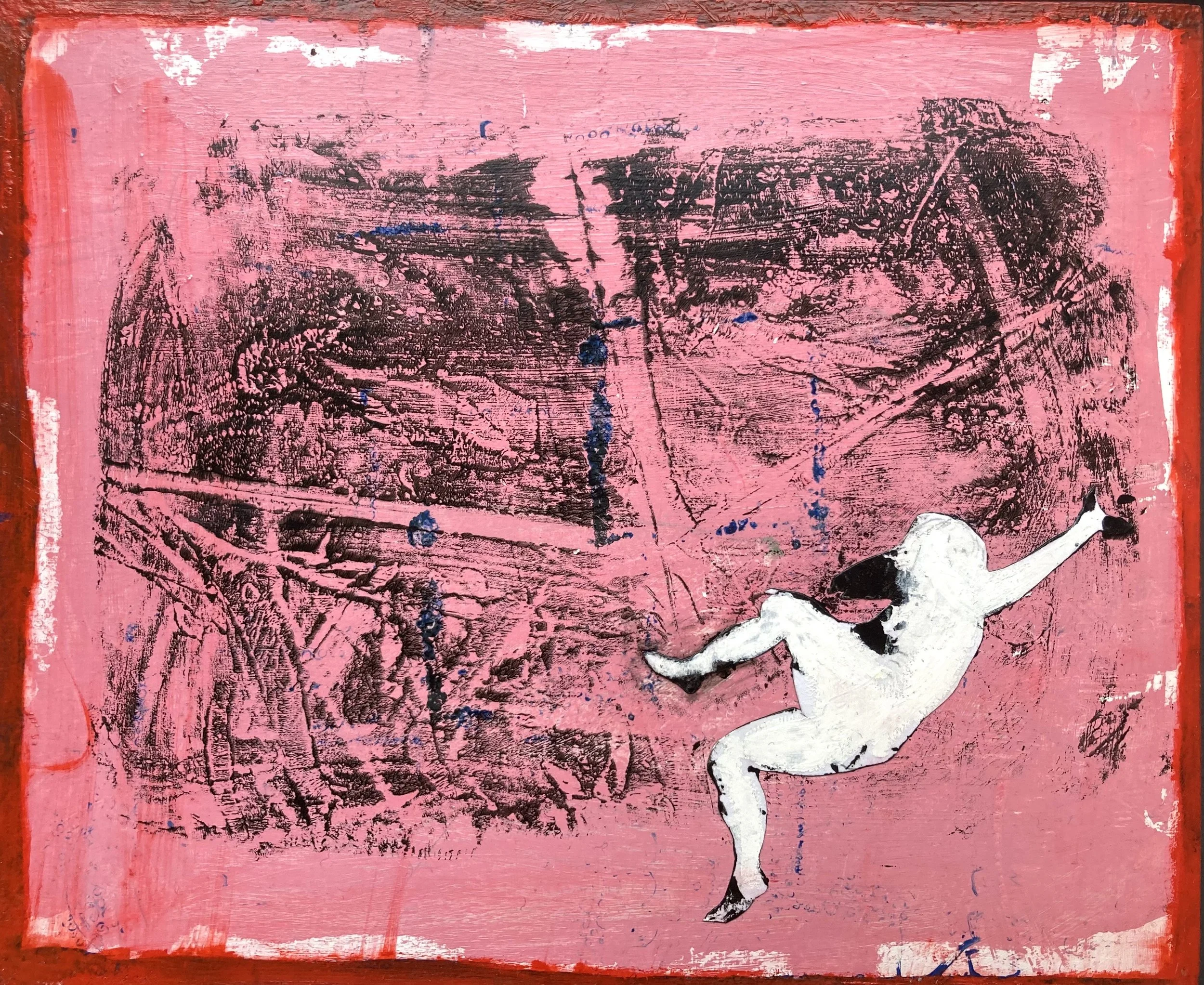 Falling - Self Portrait As A Life Drawing 3